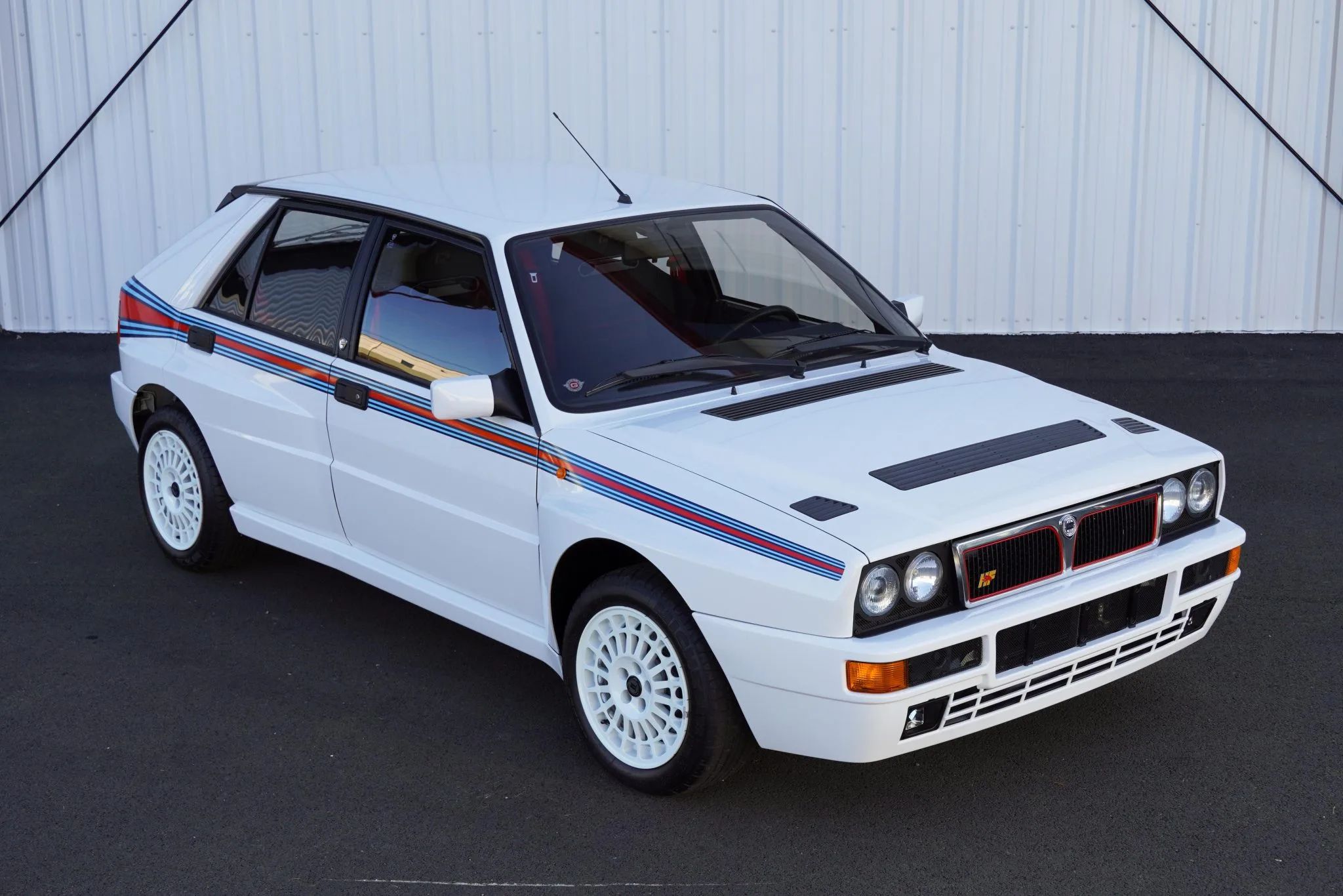 Like-New 104-Mile Lancia Delta Integrale Martini 5 Evoluzione Set To Sell For Over $200,000