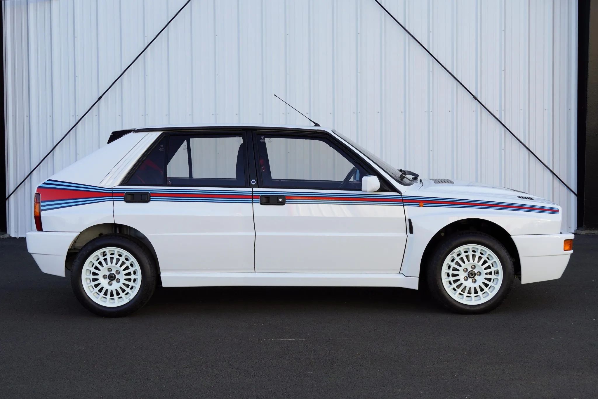 Like-New 104-Mile Lancia Delta Integrale Martini 5 Evoluzione Set To Sell For Over $200,000