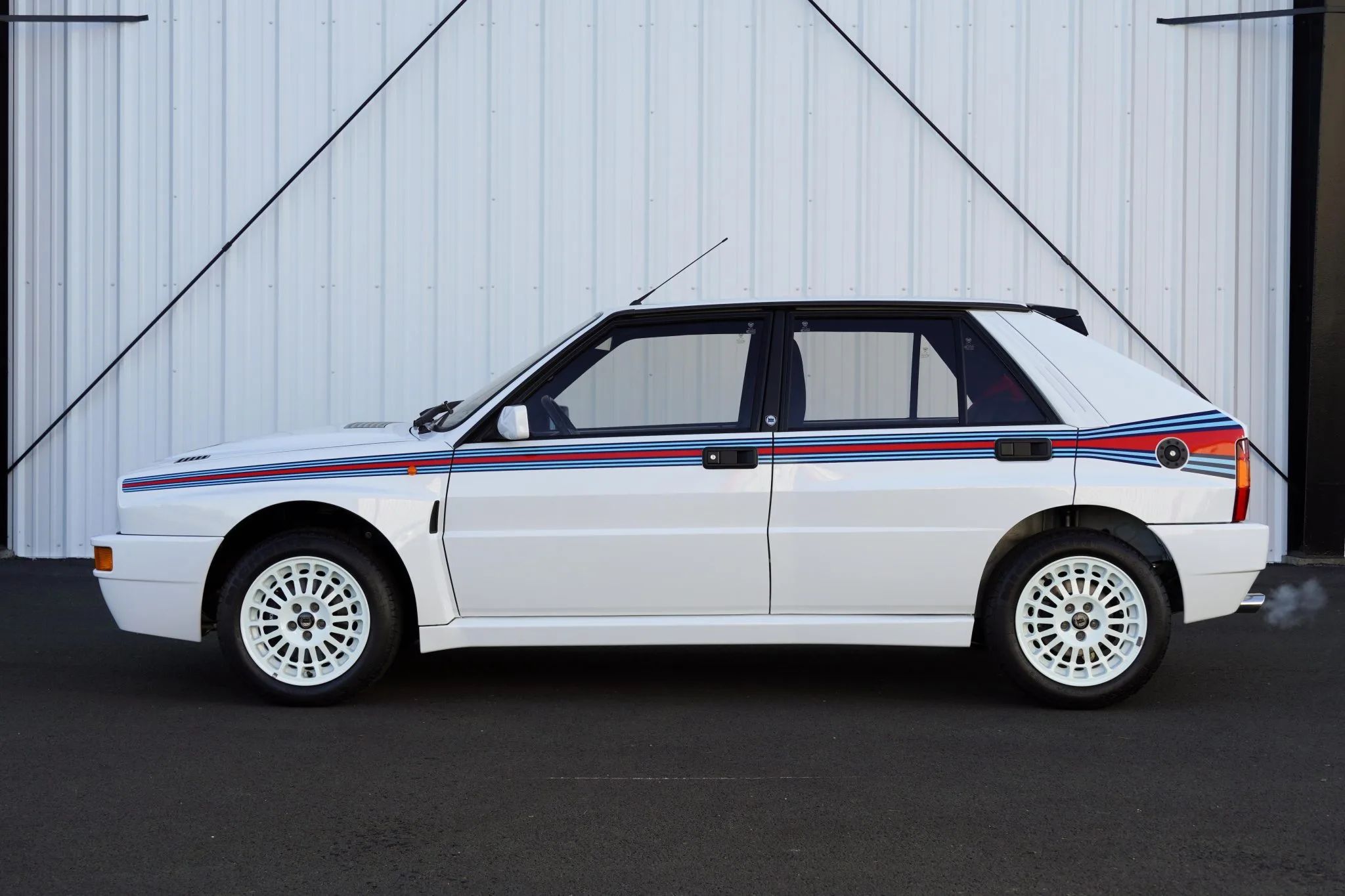Like-New 104-Mile Lancia Delta Integrale Martini 5 Evoluzione Set To Sell For Over $200,000