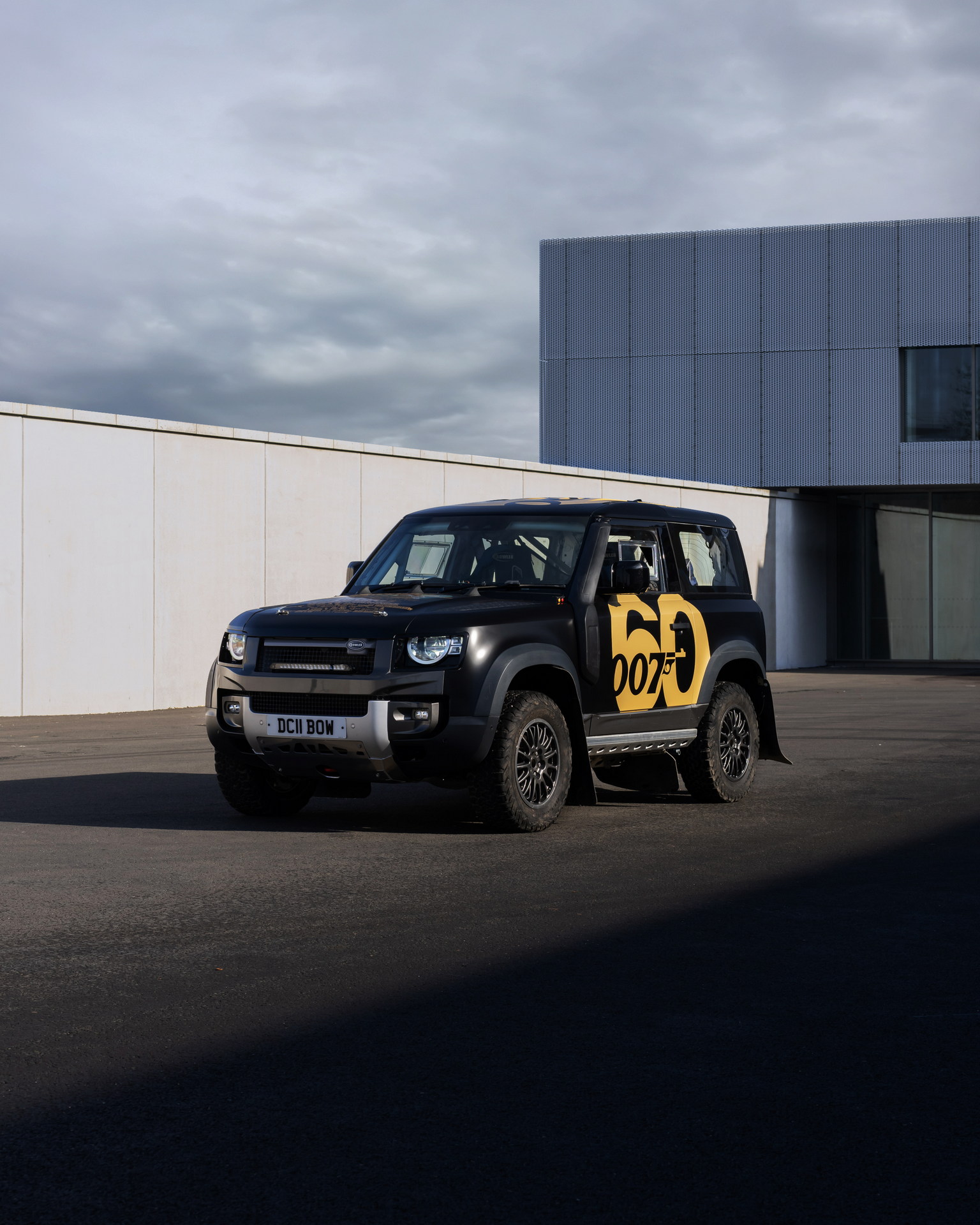 Rally-Prepped Land Rover Defender Celebrates 60 Years Of James Bond Films