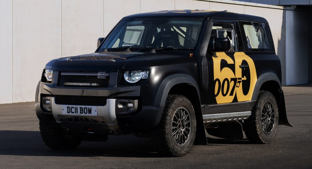  Rally-Prepped Land Rover Defender Celebrates 60 Years Of James Bond Films