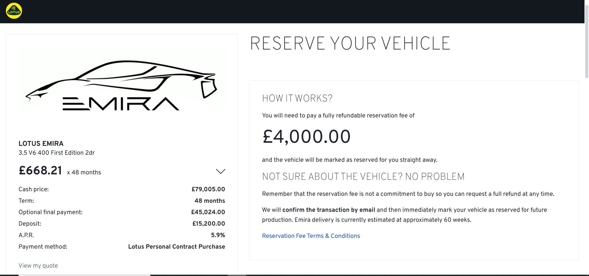 Lotus Launches E-Commerce Platform For Configuring And Buying Cars Online