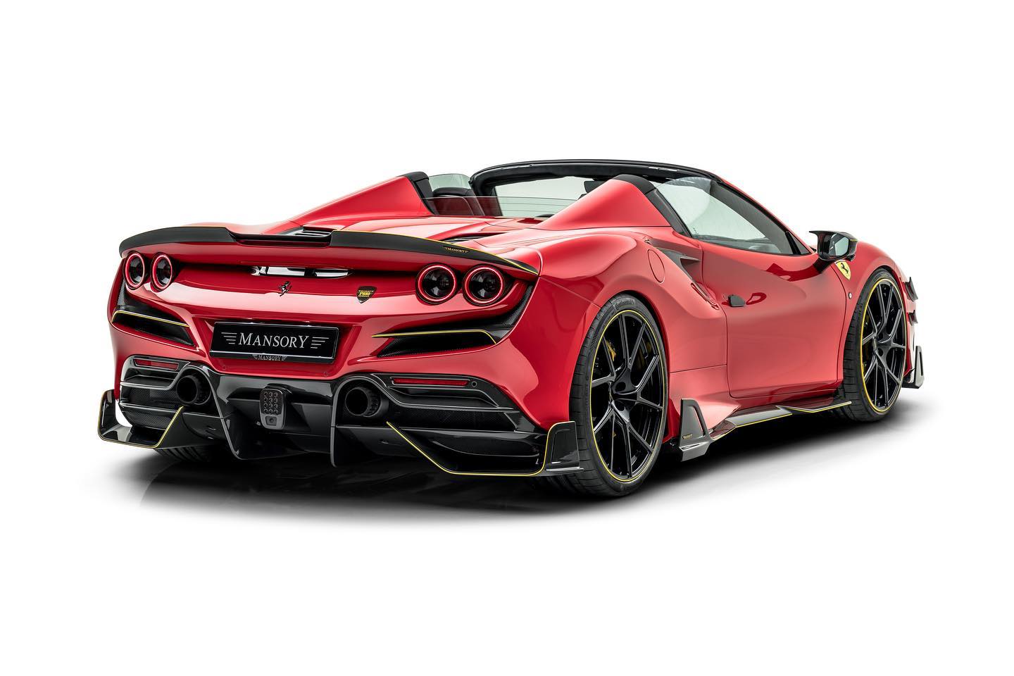 Mansory says this Ferrari F8 Spider is a 'one of one' creation