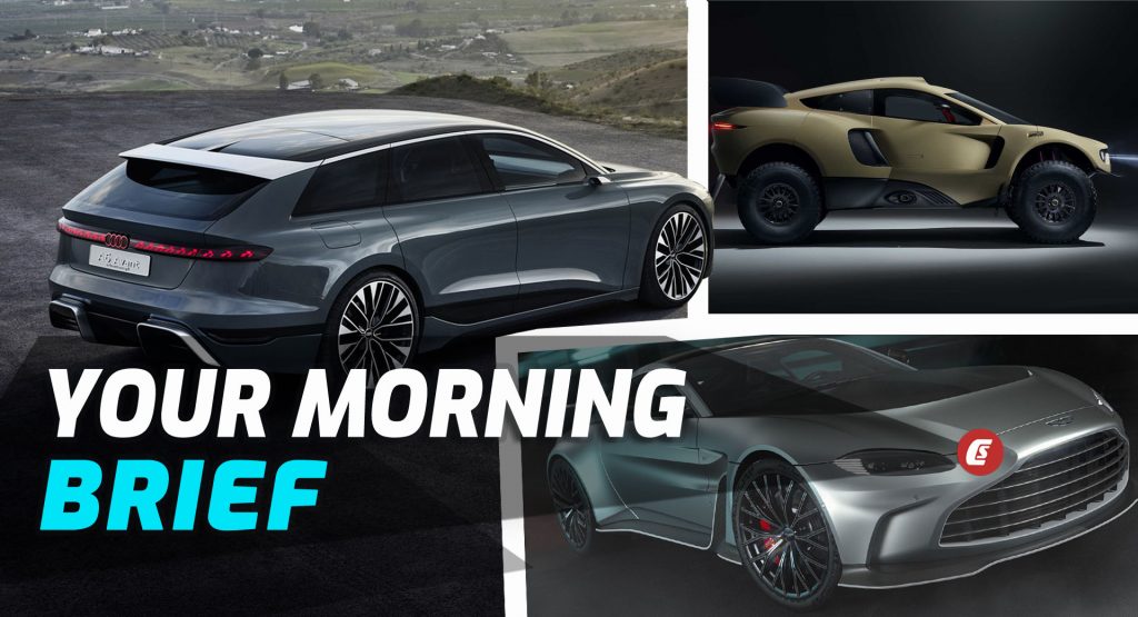  Audi A6 e-tron Avant Concept, Aston Martin V12 Vantage, And Prodrive’s Off-Road Hypercar: Your Morning Brief