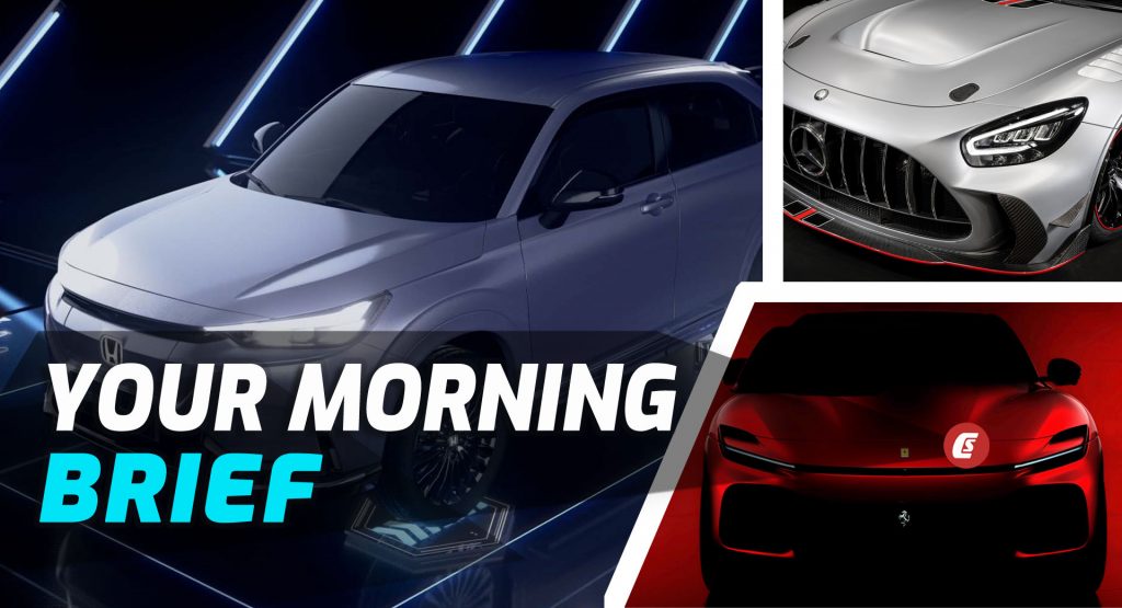 2023 Mercedes-AMG GT Track Series, Ferrari Purosangue Teaser, And Honda’s Electrified Assault: Your Morning Brief