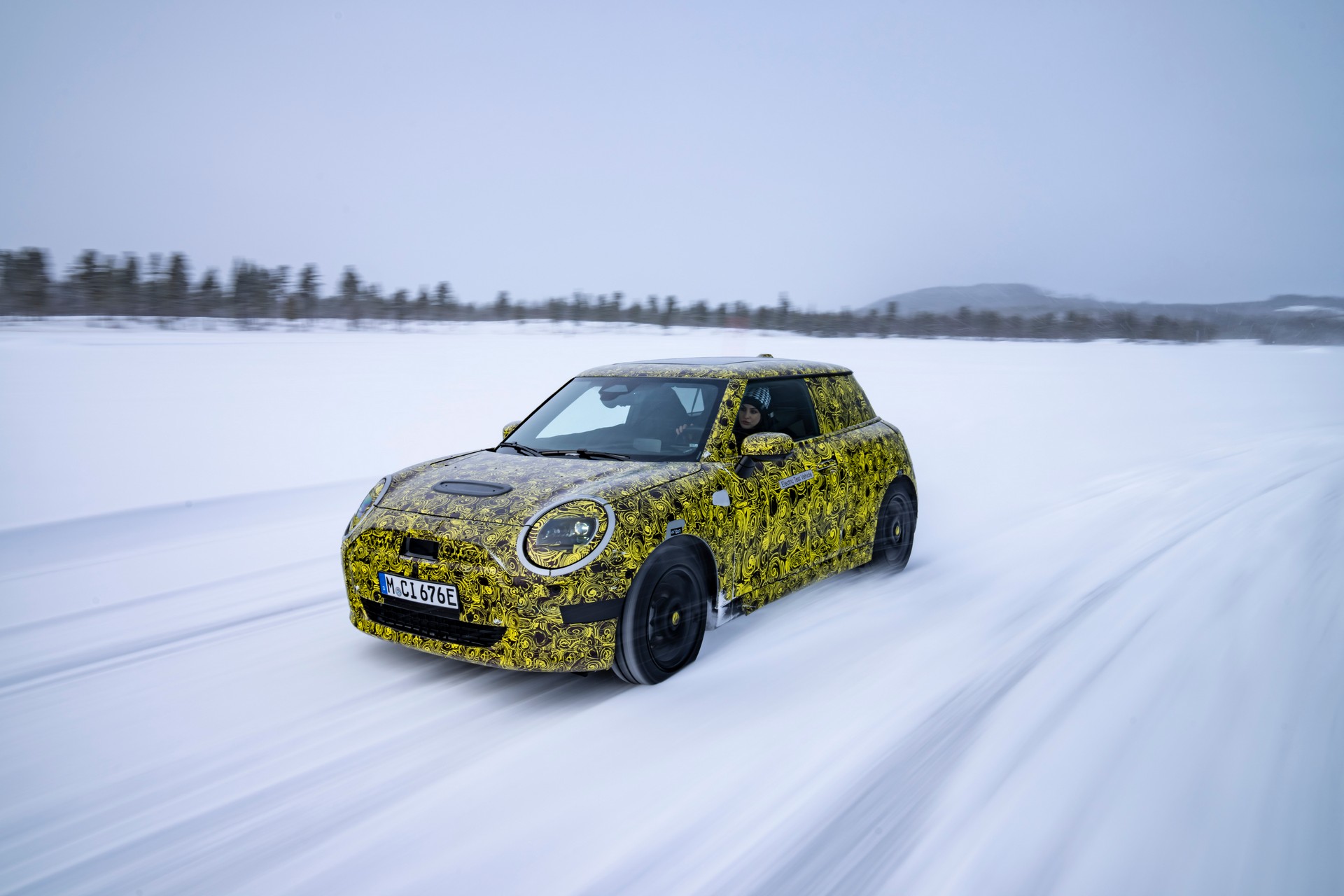MINI Is Fine-Tuning The New 2023 Electric Hatch In The Arctic Circle