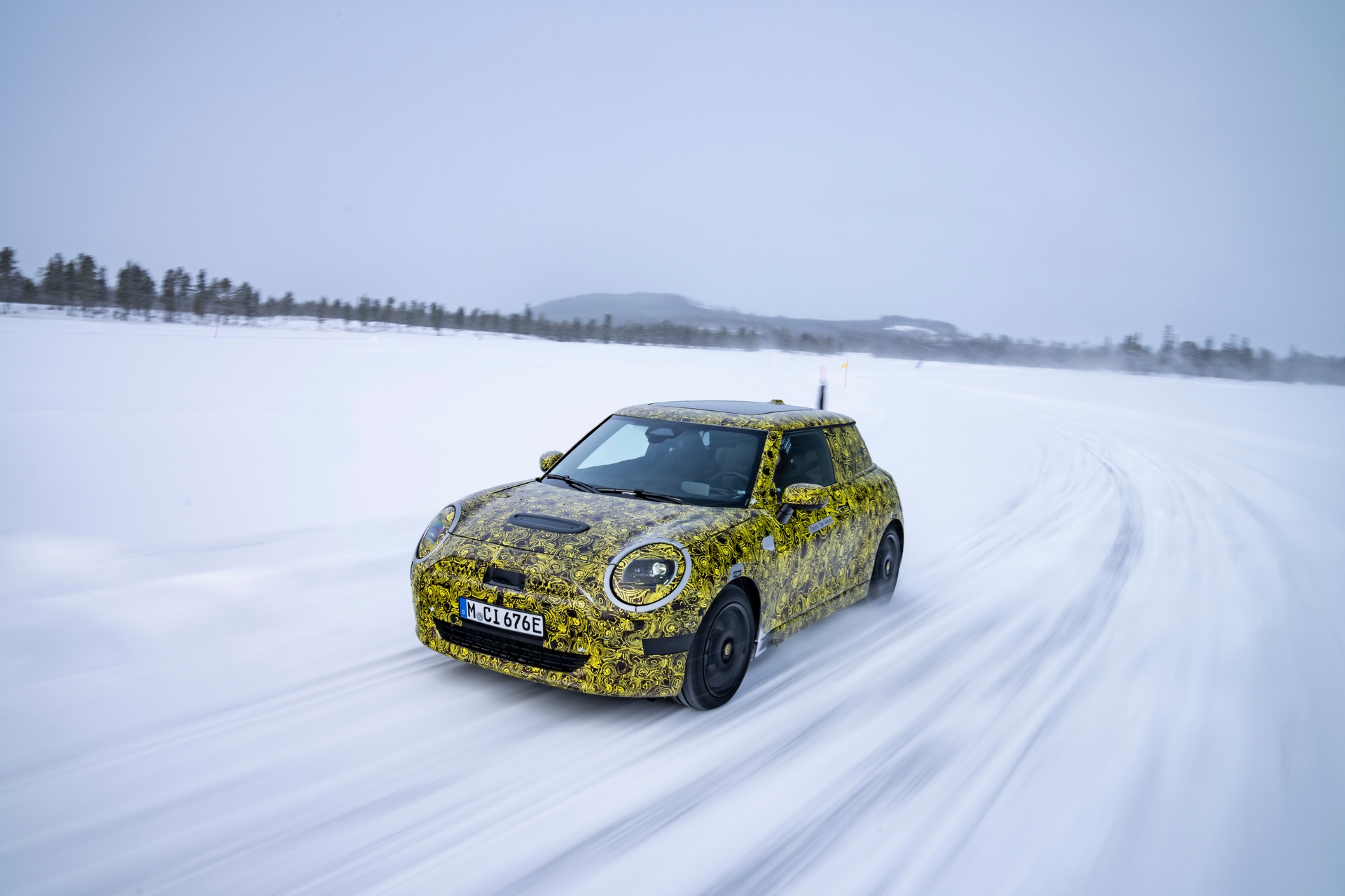 MINI Is Fine-Tuning The New 2023 Electric Hatch In The Arctic Circle