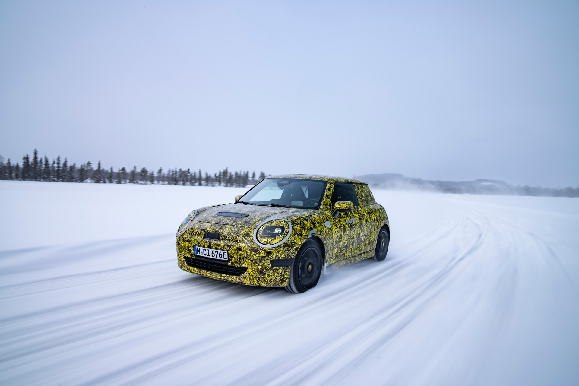 MINI Is Fine-Tuning The New 2023 Electric Hatch In The Arctic Circle