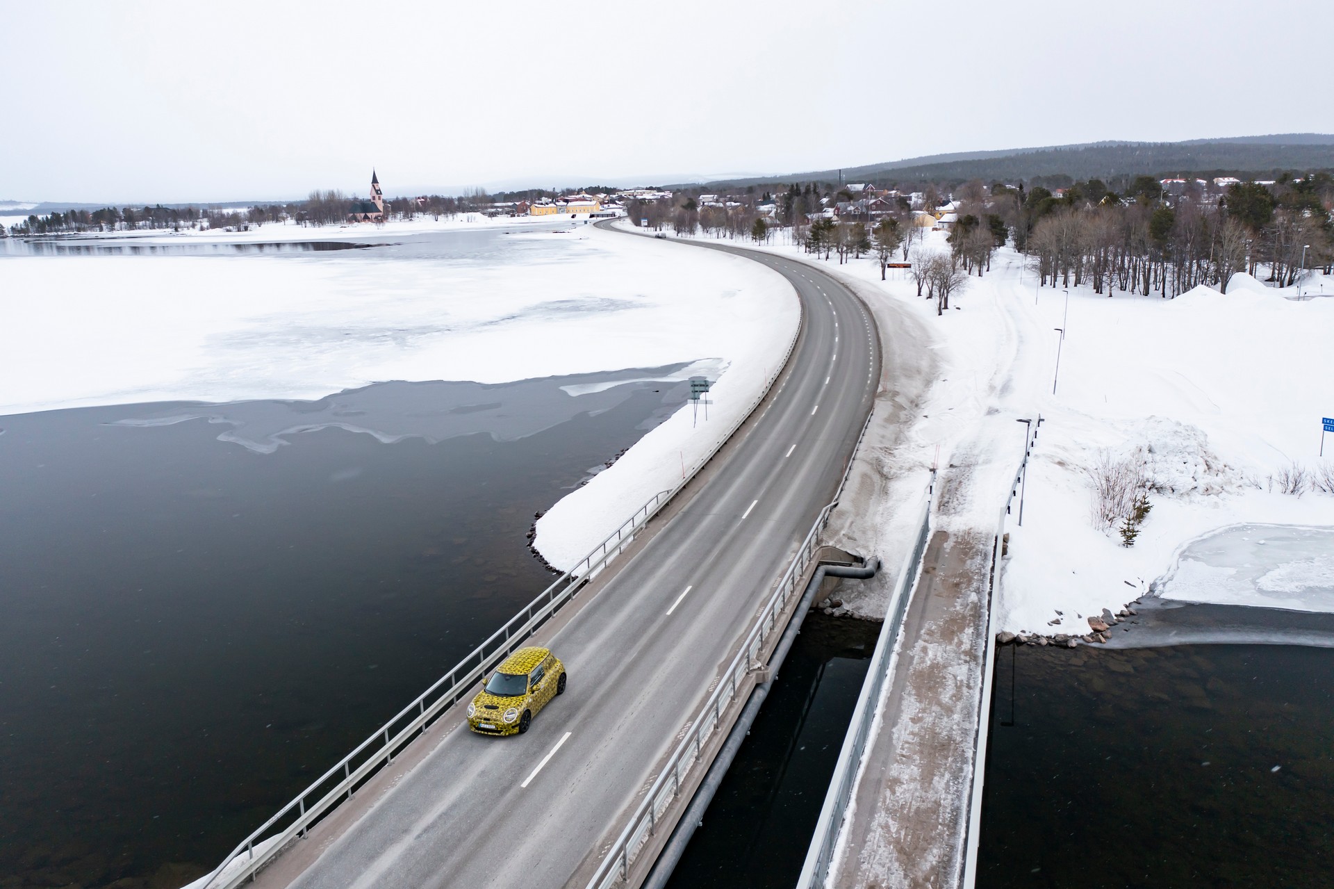 MINI Is Fine-Tuning The New 2023 Electric Hatch In The Arctic Circle