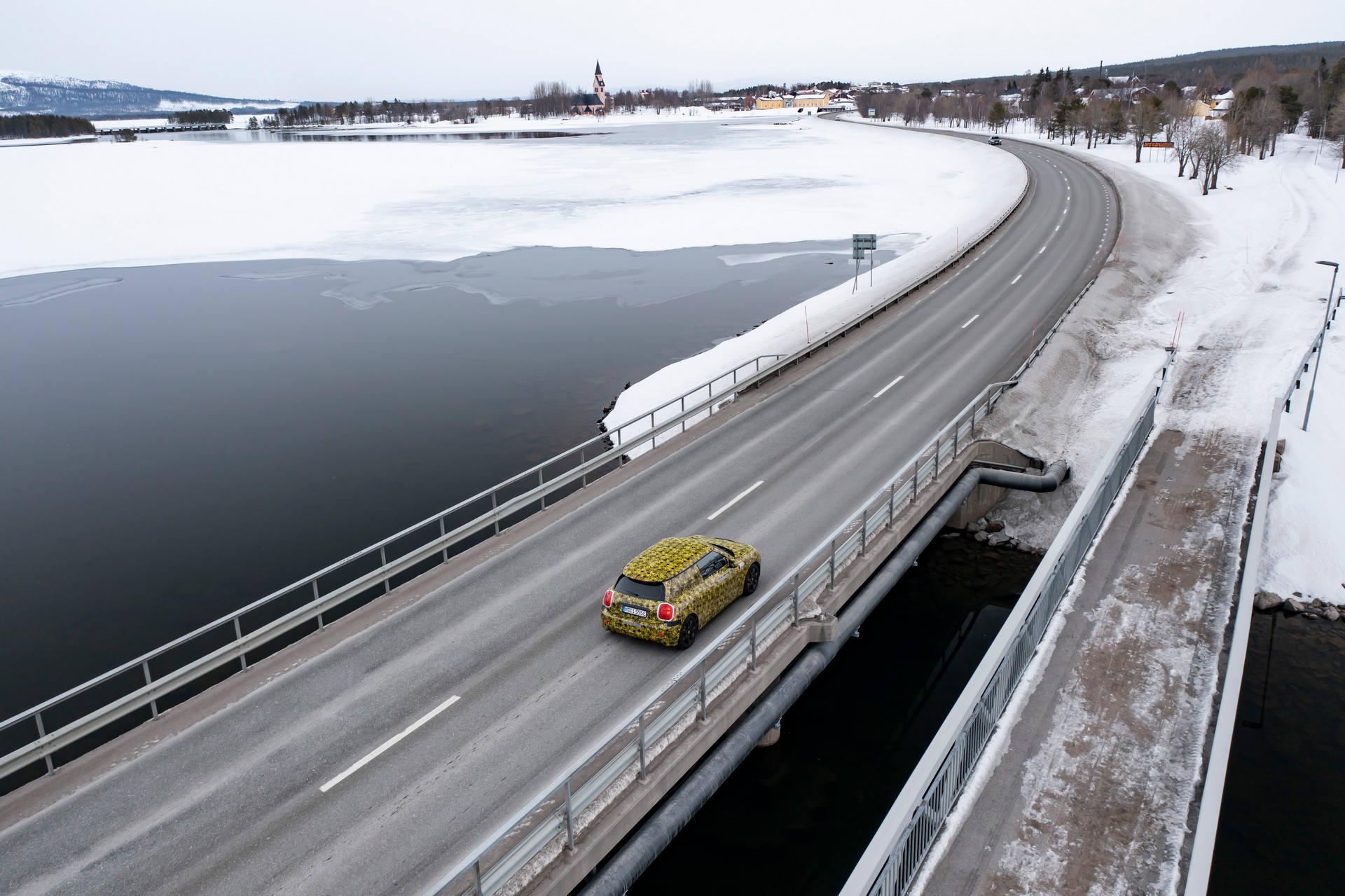 MINI Is Fine-Tuning The New 2023 Electric Hatch In The Arctic Circle