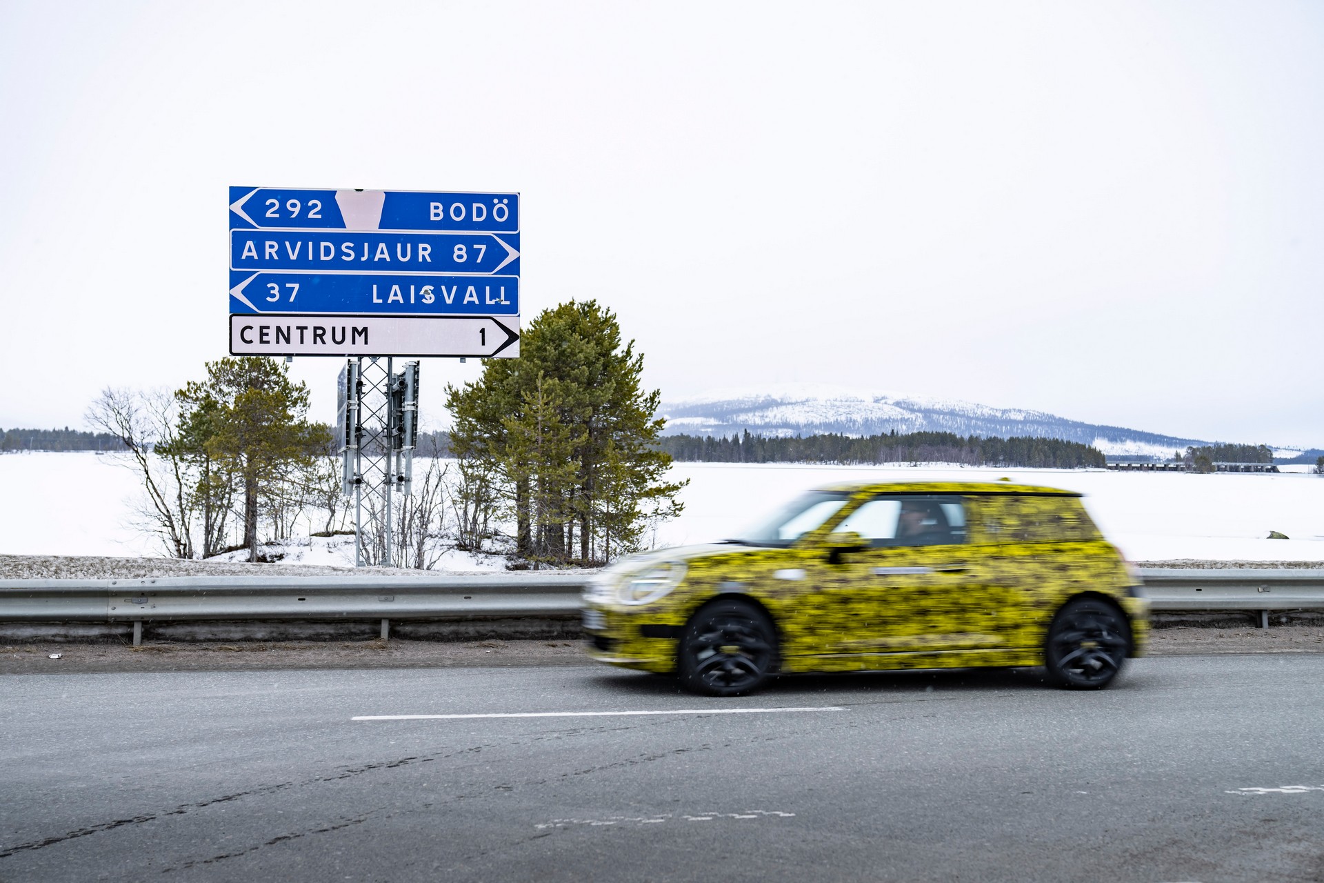 MINI Is Fine-Tuning The New 2023 Electric Hatch In The Arctic Circle