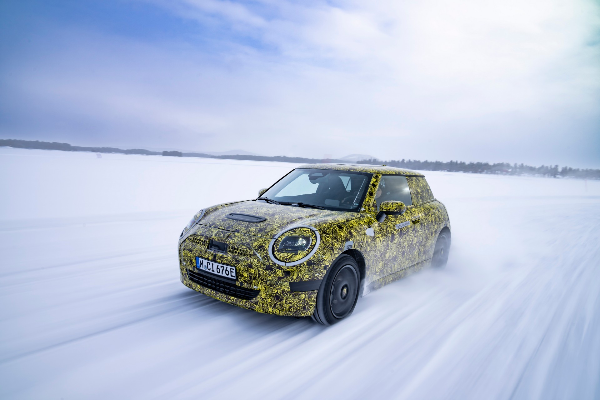MINI Is Fine-Tuning The New 2023 Electric Hatch In The Arctic Circle