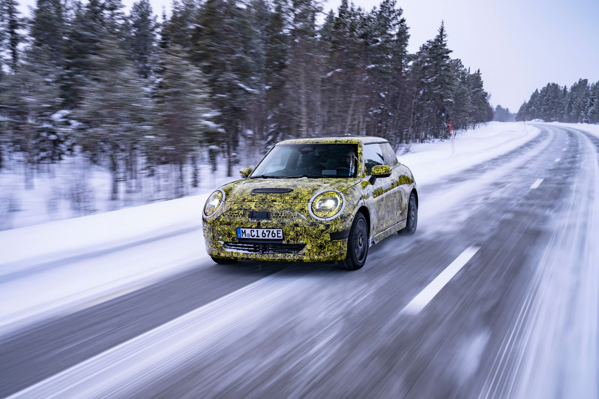 MINI Is Fine-Tuning The New 2023 Electric Hatch In The Arctic Circle