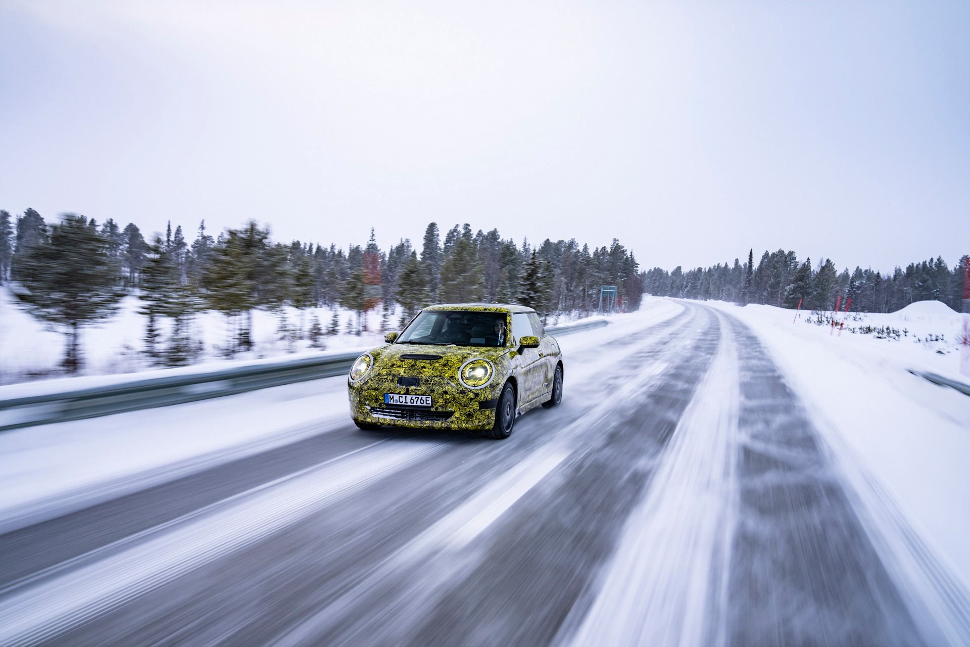 MINI Is Fine-Tuning The New 2023 Electric Hatch In The Arctic Circle