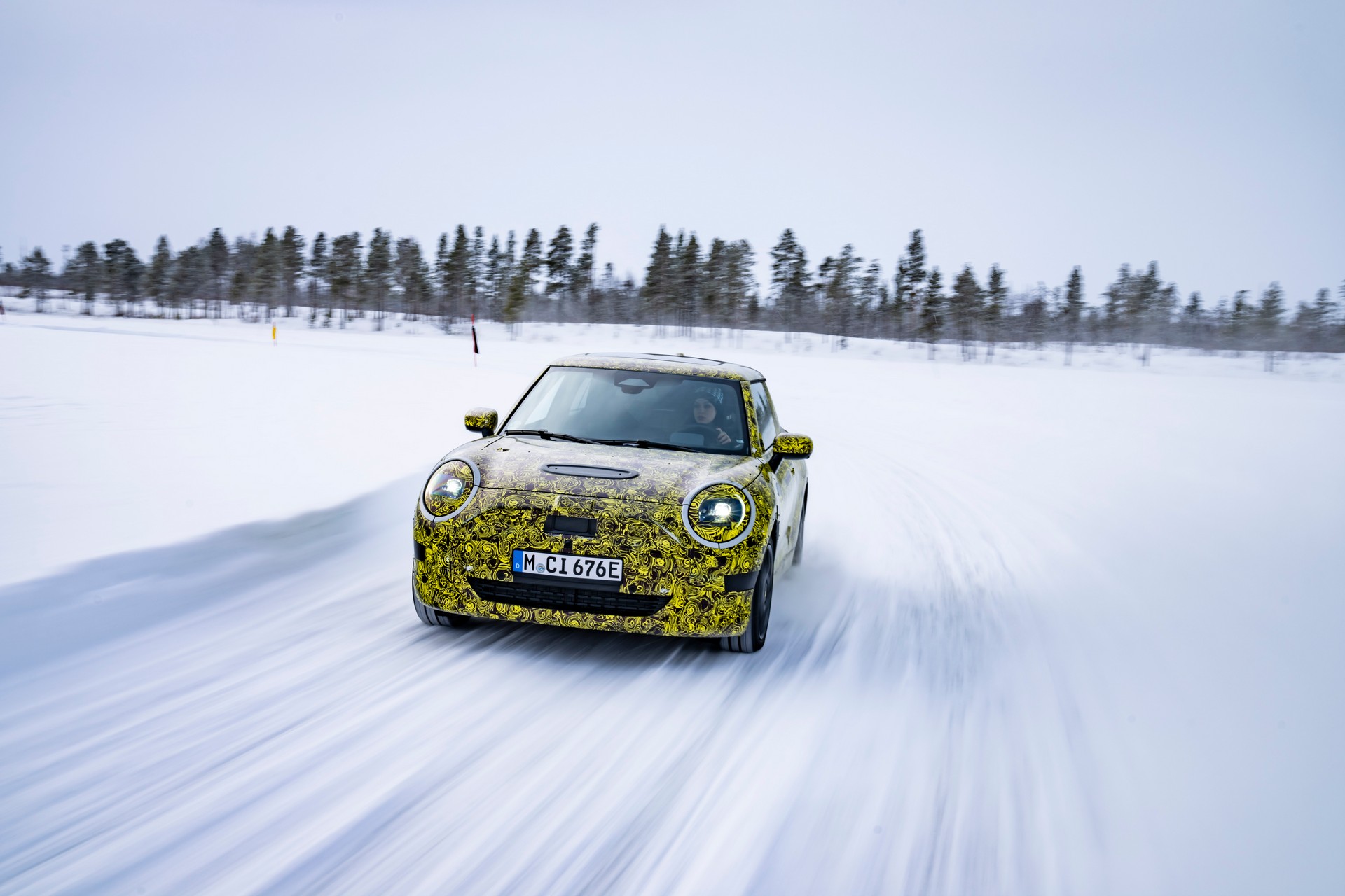 MINI Is Fine-Tuning The New 2023 Electric Hatch In The Arctic Circle