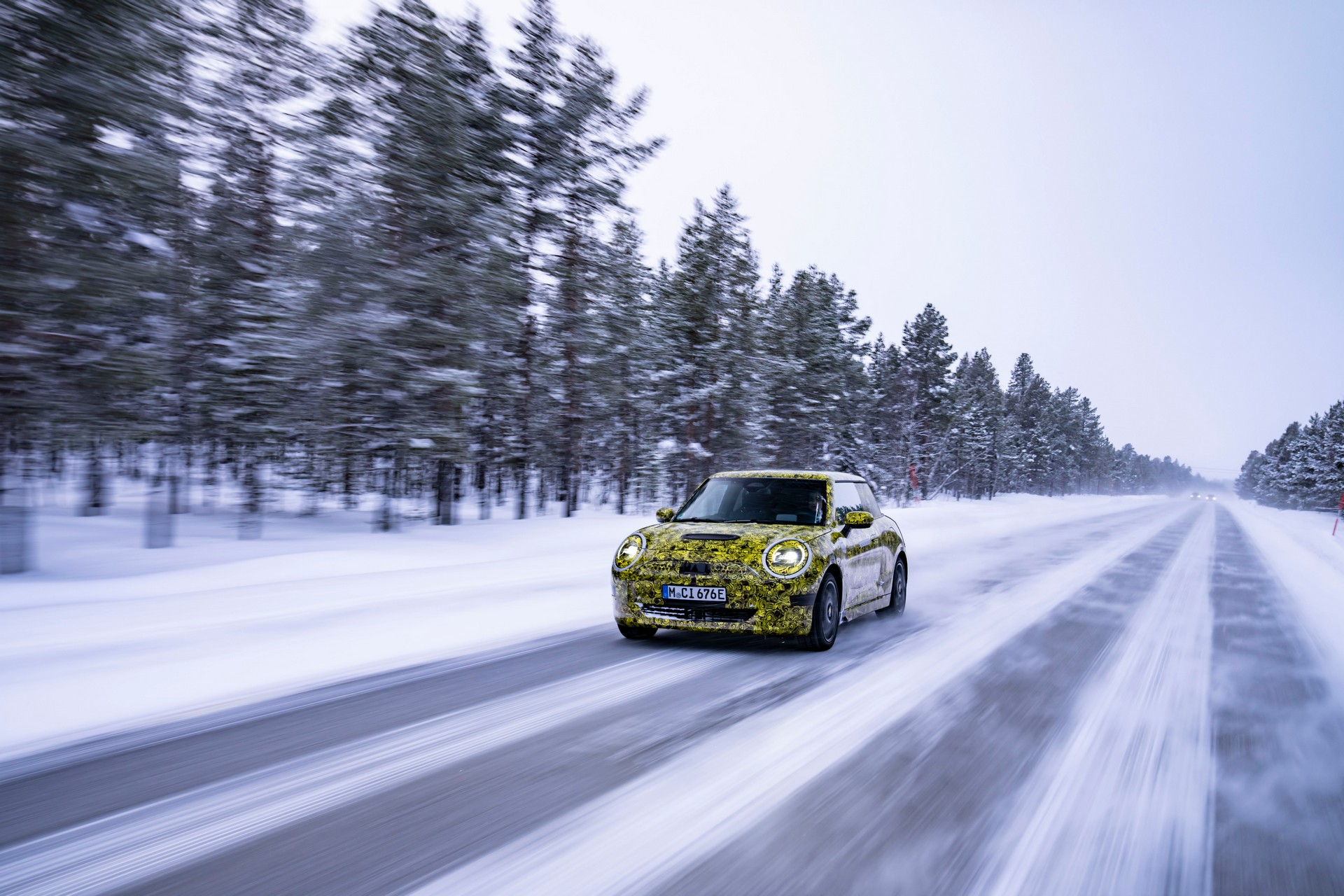 MINI Is Fine-Tuning The New 2023 Electric Hatch In The Arctic Circle