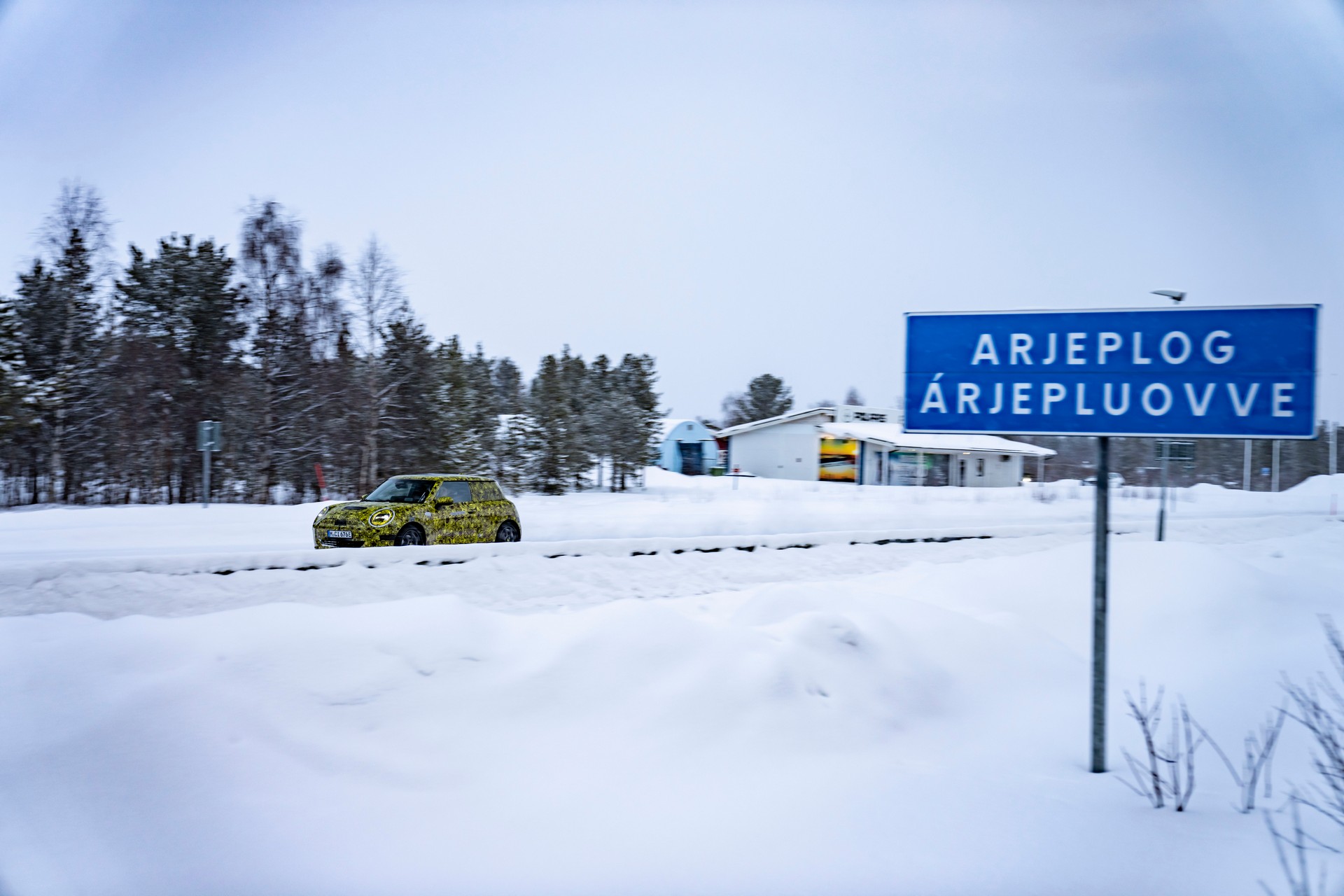 MINI Is Fine-Tuning The New 2023 Electric Hatch In The Arctic Circle