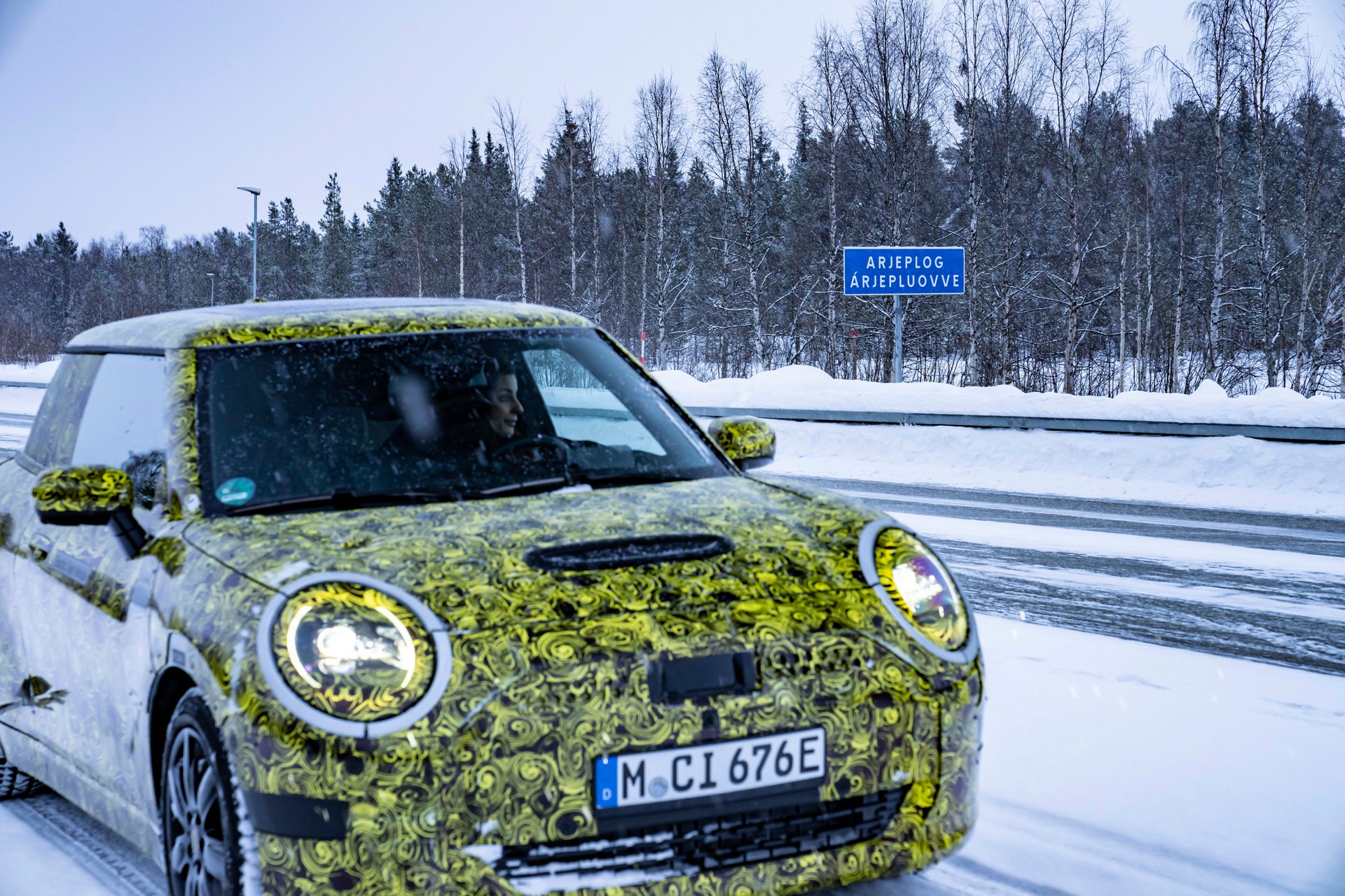 MINI Is Fine-Tuning The New 2023 Electric Hatch In The Arctic Circle