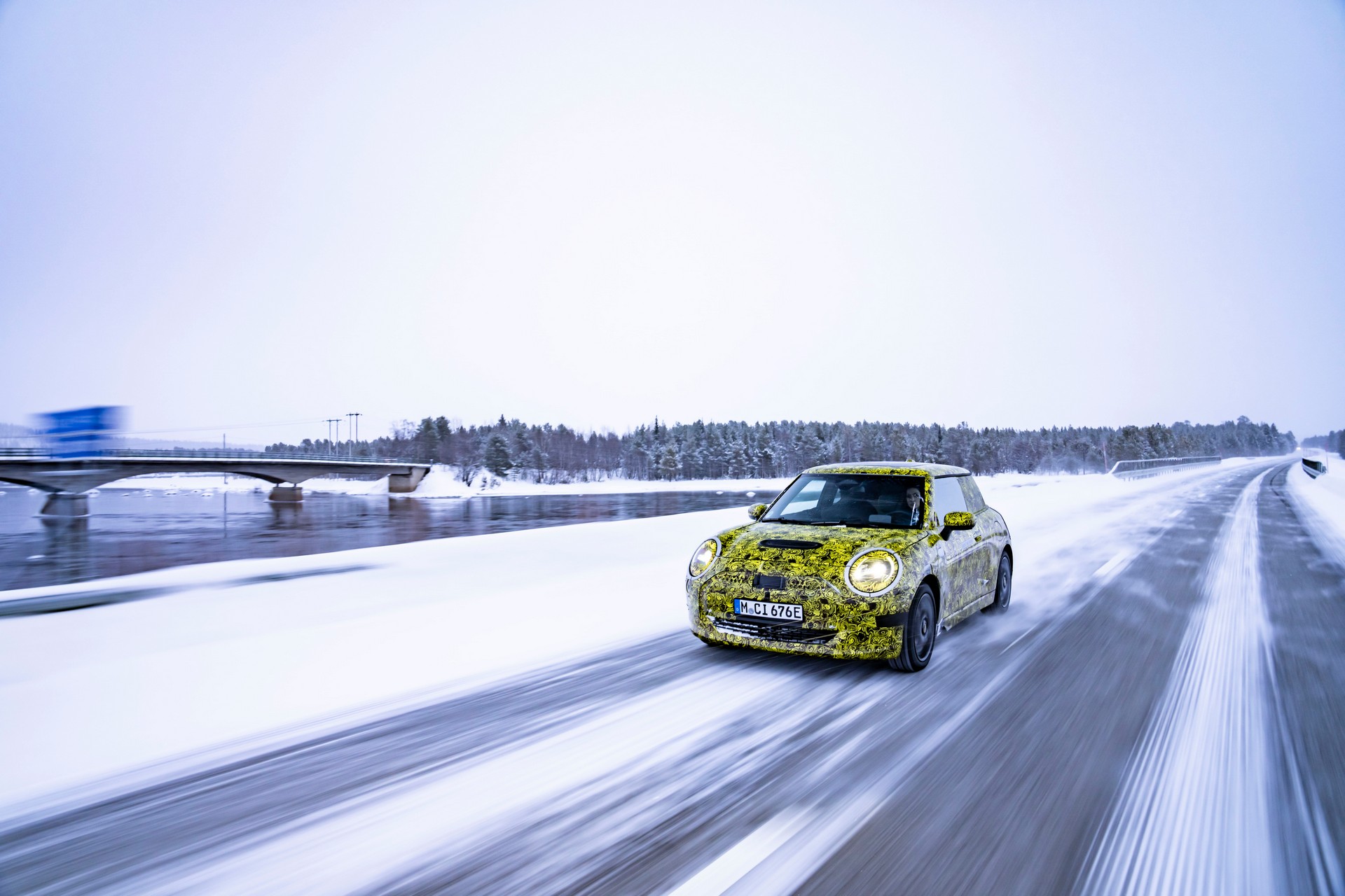 MINI Is Fine-Tuning The New 2023 Electric Hatch In The Arctic Circle