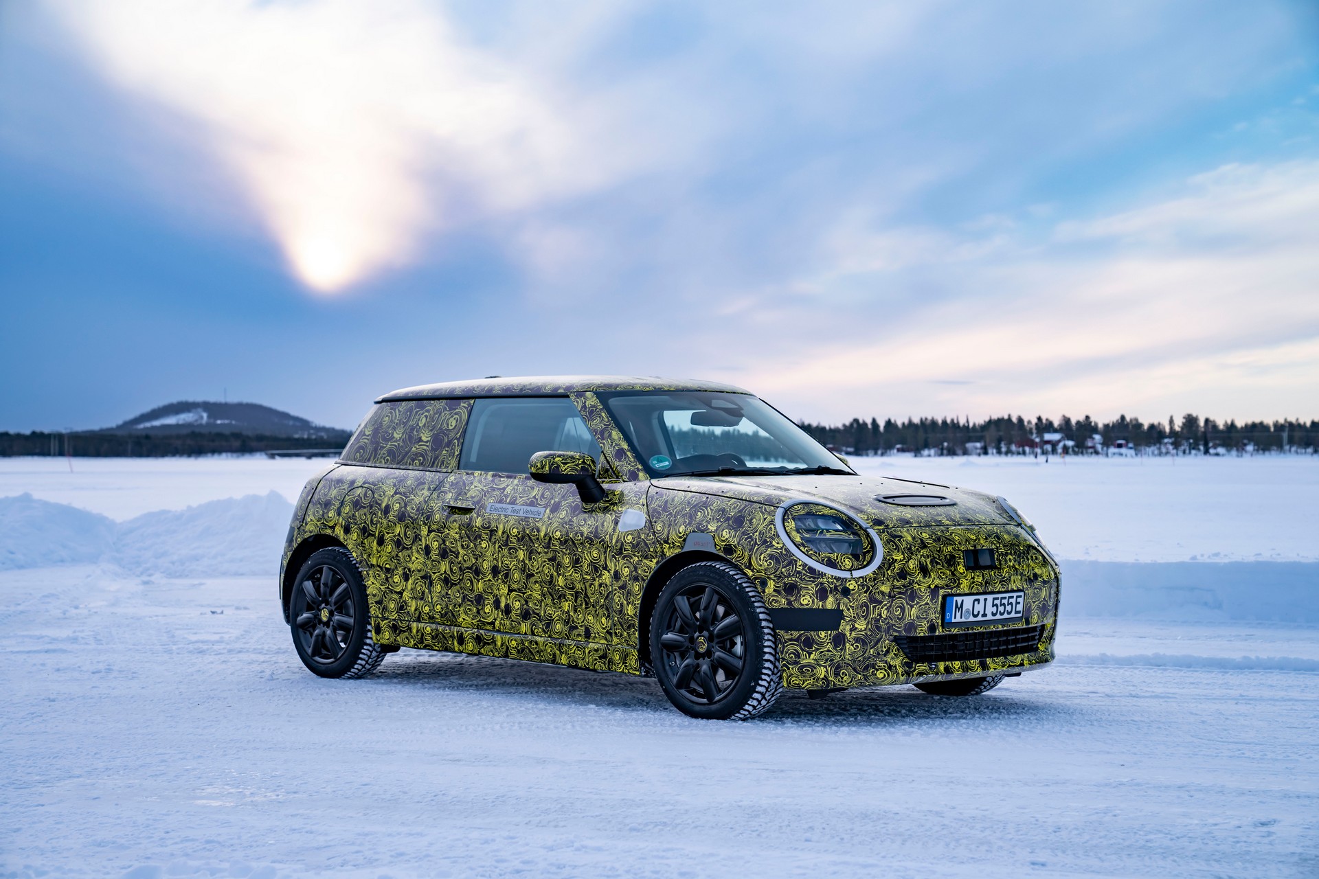 MINI Is Fine-Tuning The New 2023 Electric Hatch In The Arctic Circle