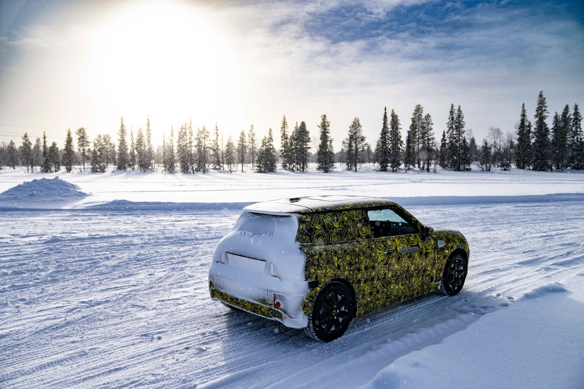 MINI Is Fine-Tuning The New 2023 Electric Hatch In The Arctic Circle