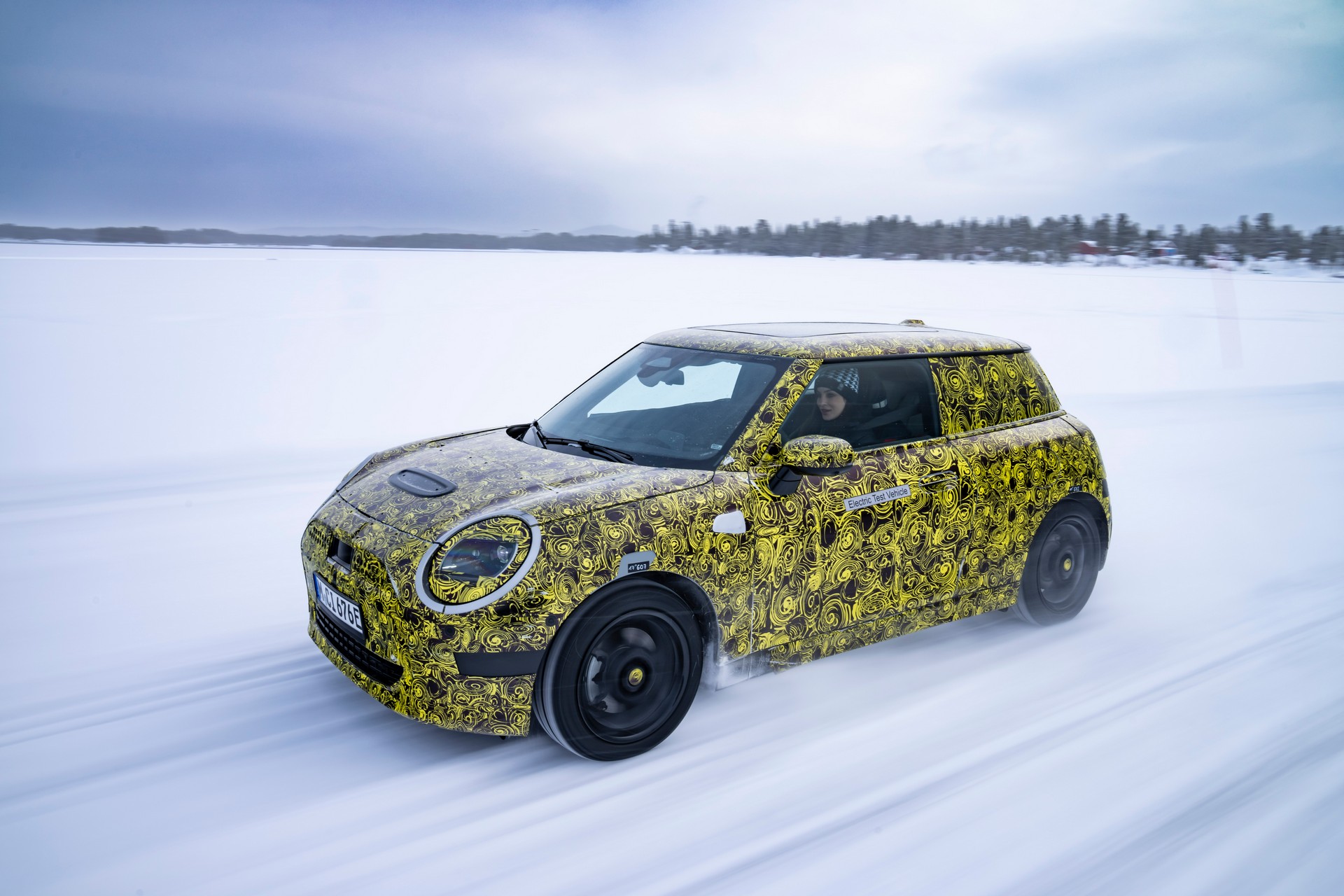 MINI Is Fine-Tuning The New 2023 Electric Hatch In The Arctic Circle