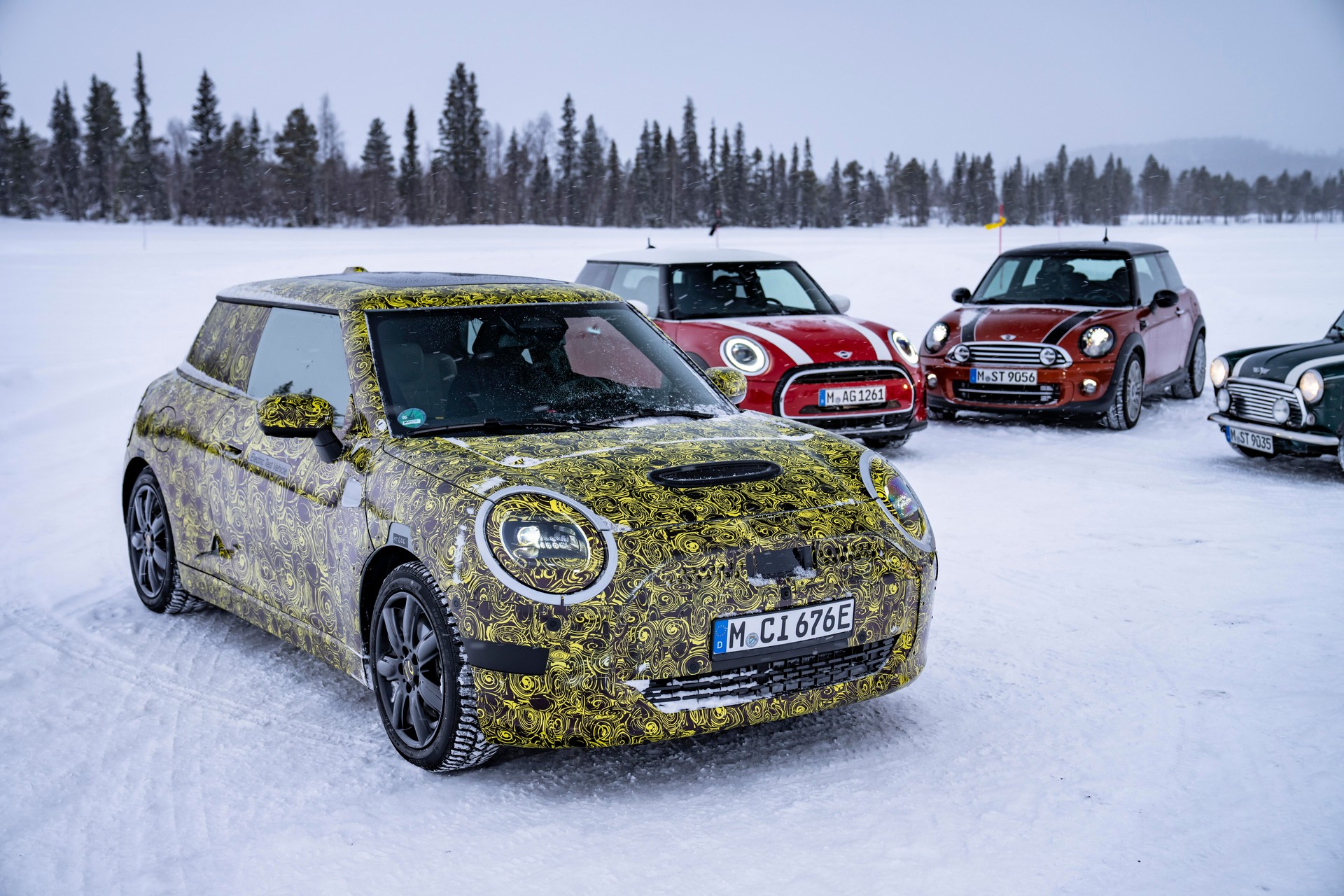 MINI Is Fine-Tuning The New 2023 Electric Hatch In The Arctic Circle