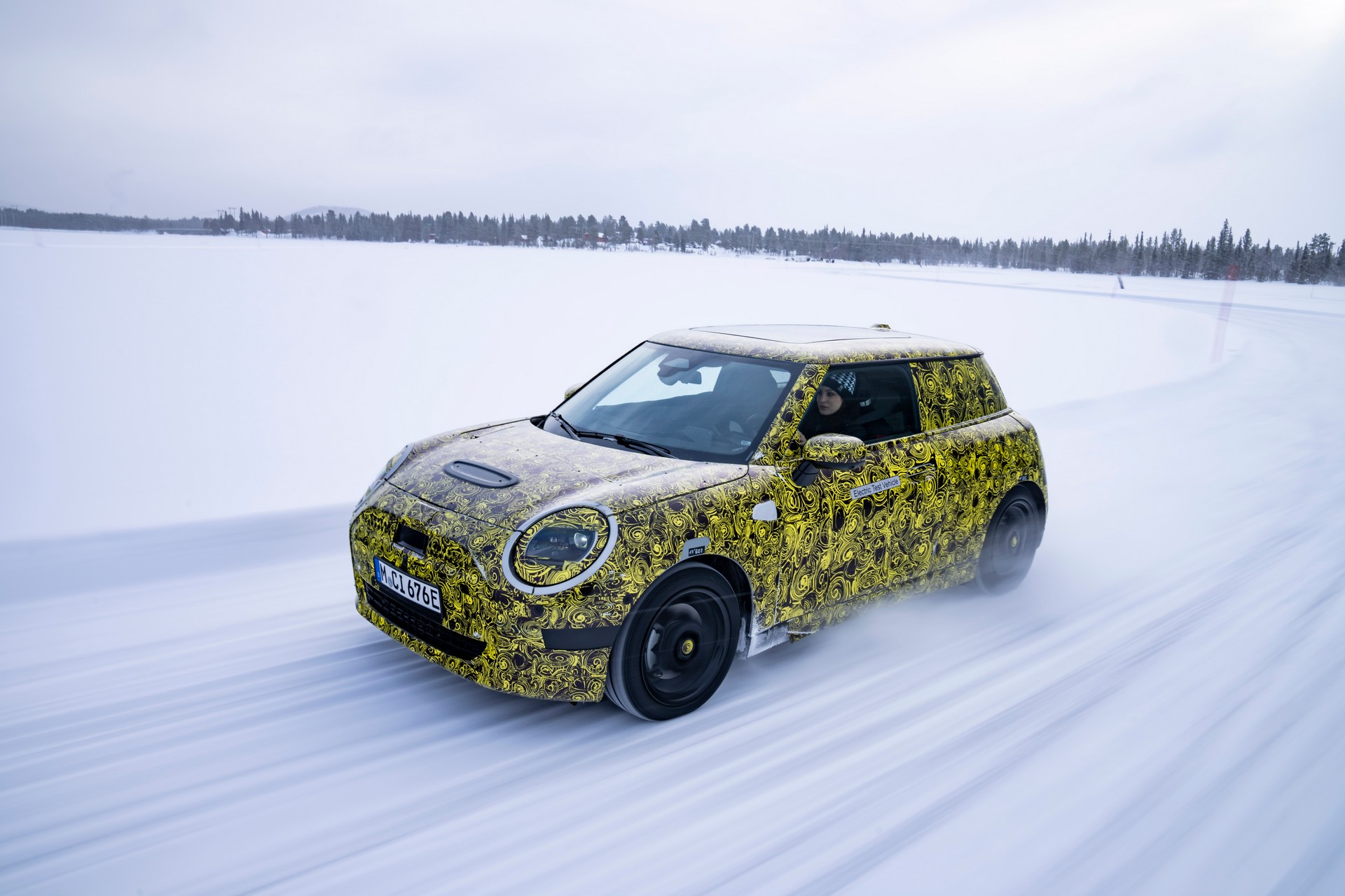 MINI Is Fine-Tuning The New 2023 Electric Hatch In The Arctic Circle