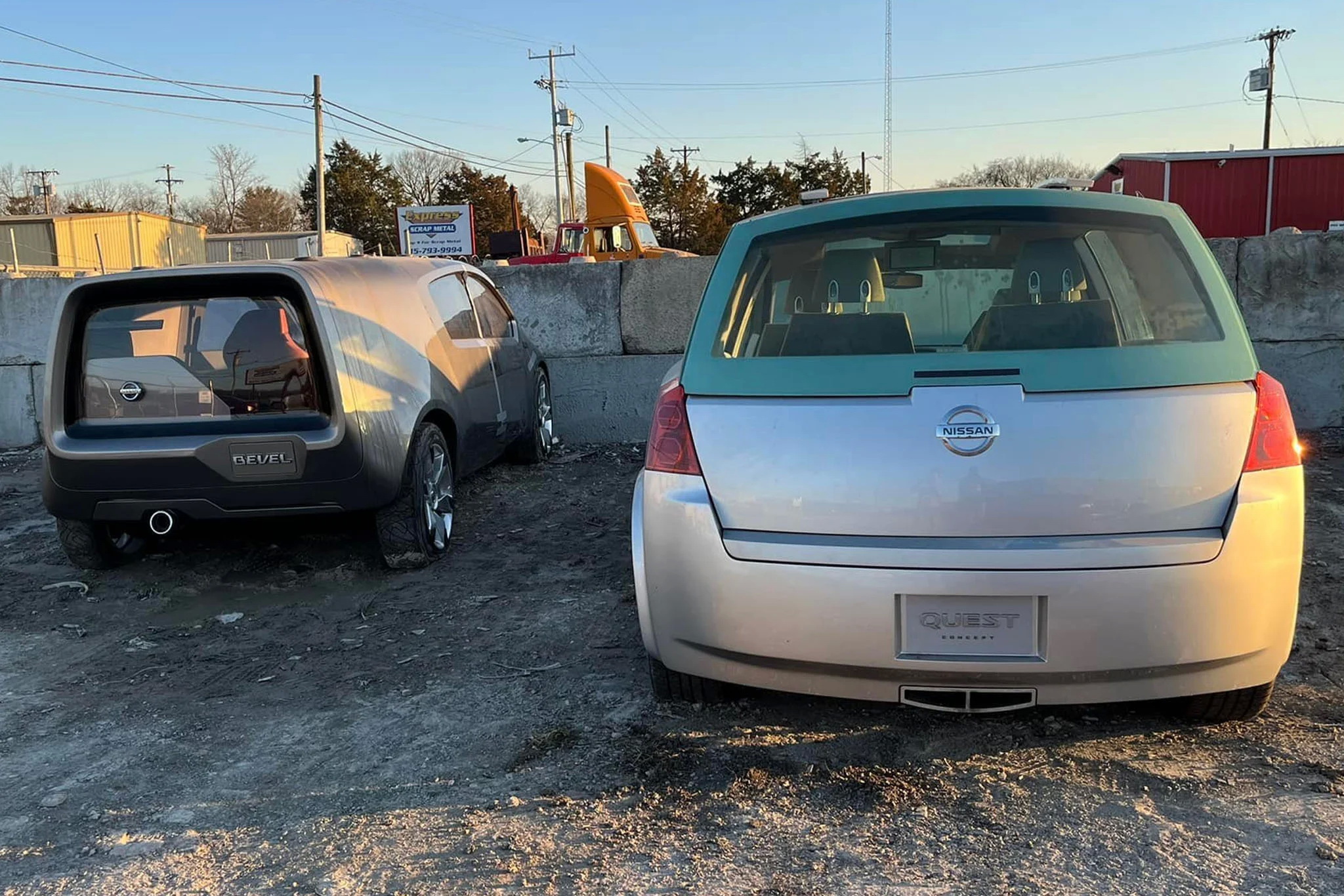 Nissan Sadly Sent These Two Old Concept Cars To The Junkyard To Be Crushed And Destroyed
