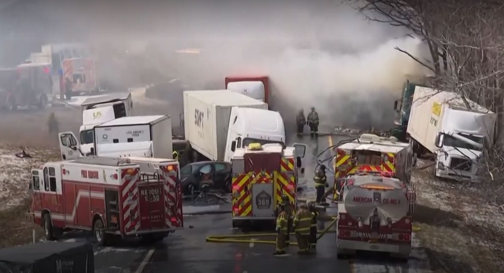  Three Killed And Many Injured In Devastating 50-Vehicle Pennsylvania Pileup