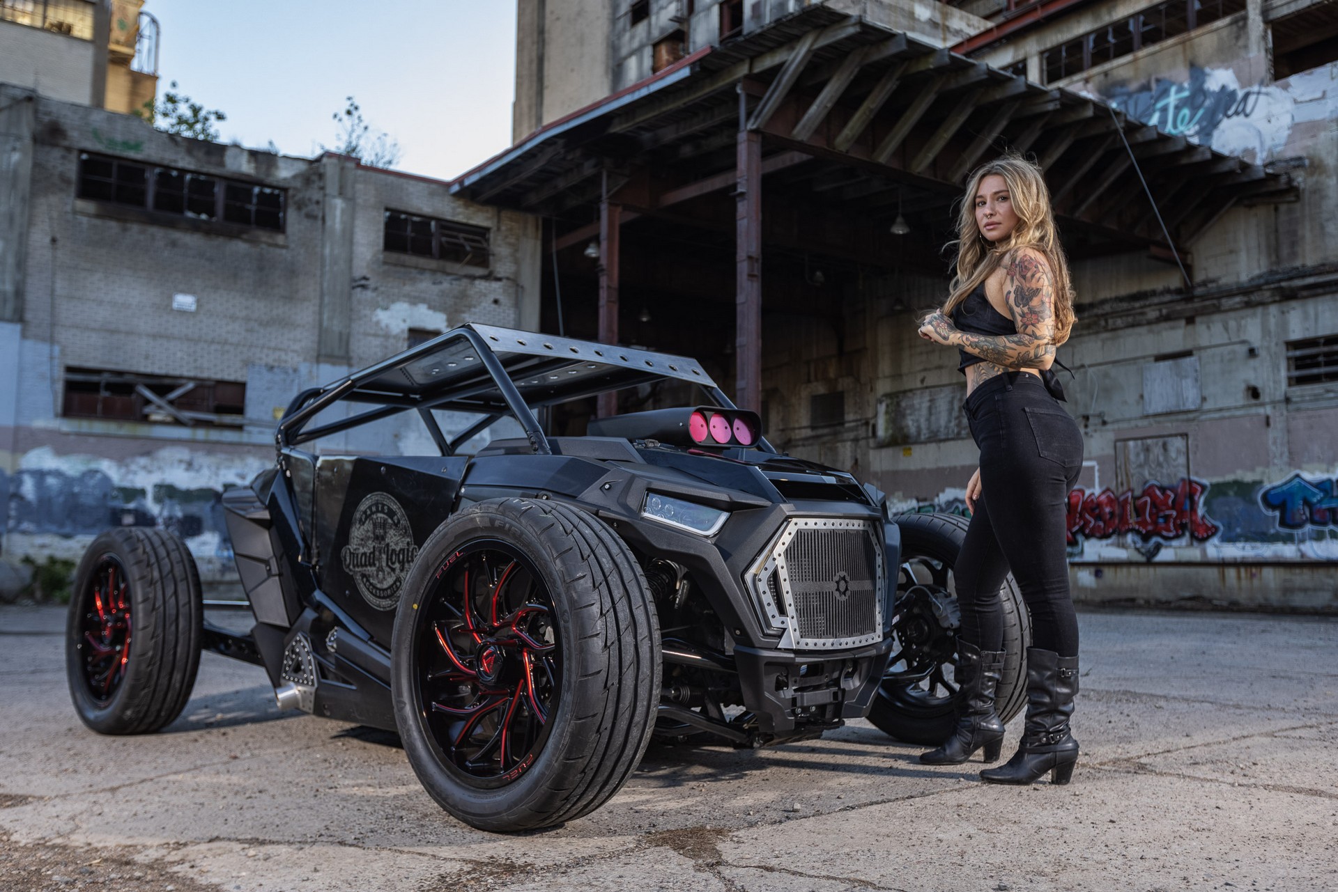 Minneapolis-Based Quad Logic Has Created A Fire Breathing Polaris RZR