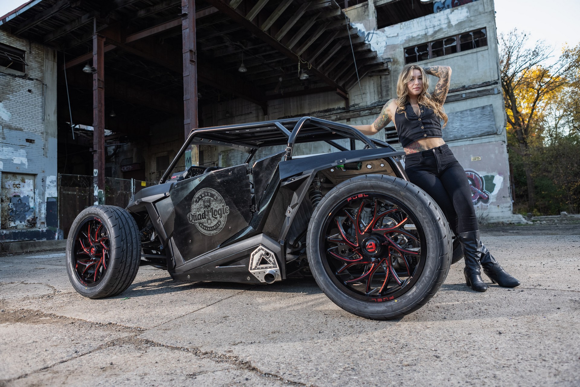 Minneapolis-Based Quad Logic Has Created A Fire Breathing Polaris RZR