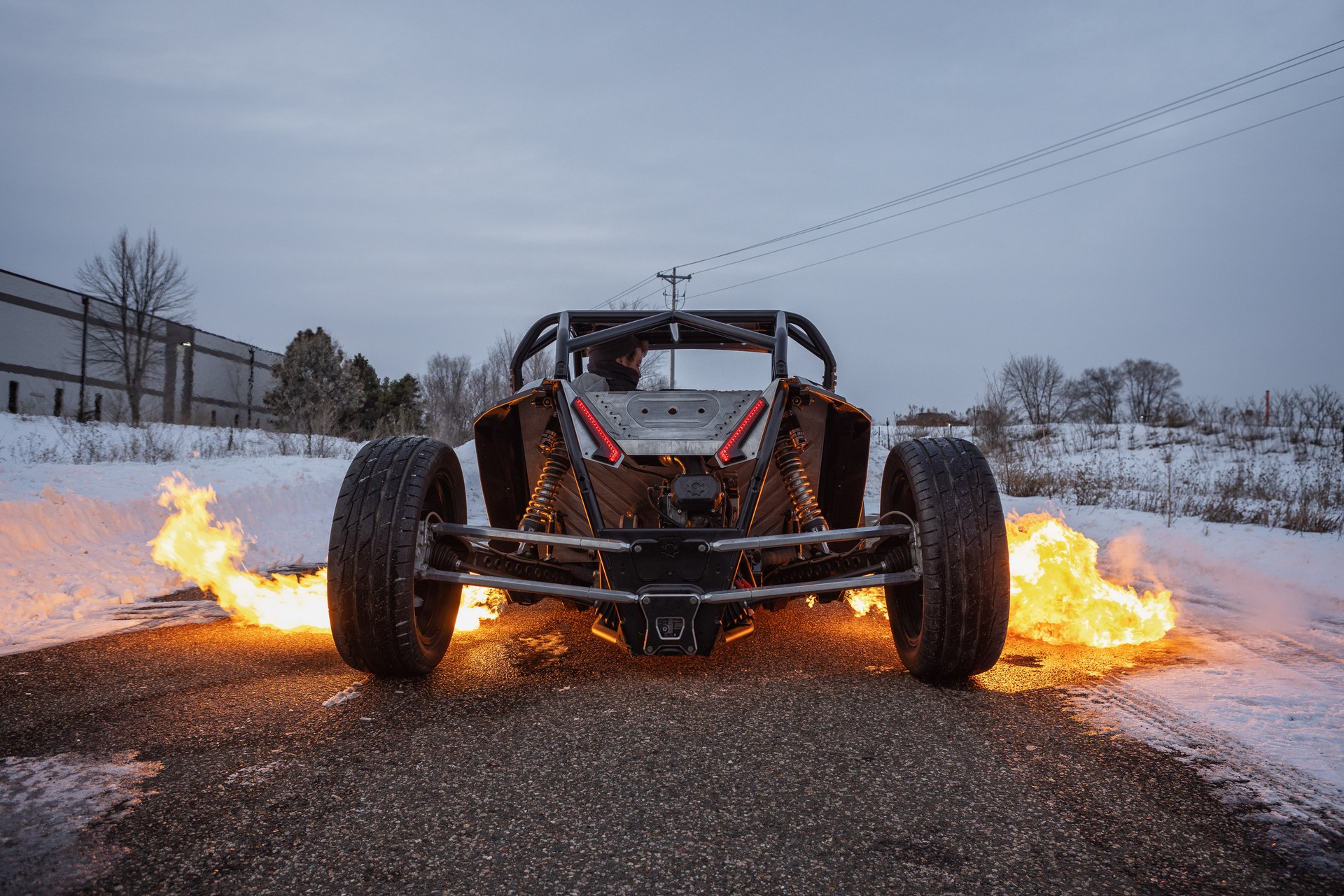 Minneapolis-Based Quad Logic Has Created A Fire Breathing Polaris RZR