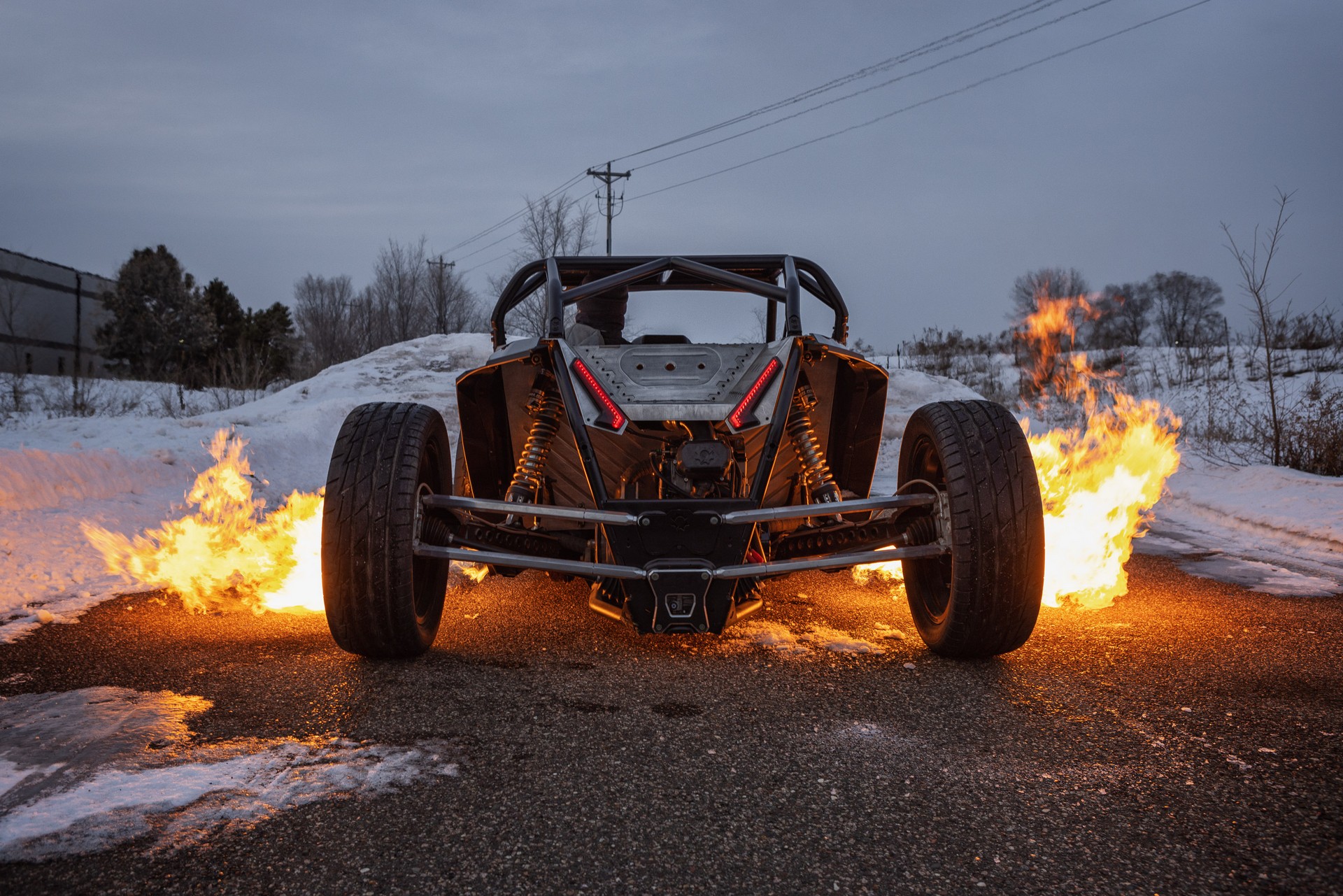 Minneapolis-Based Quad Logic Has Created A Fire Breathing Polaris RZR