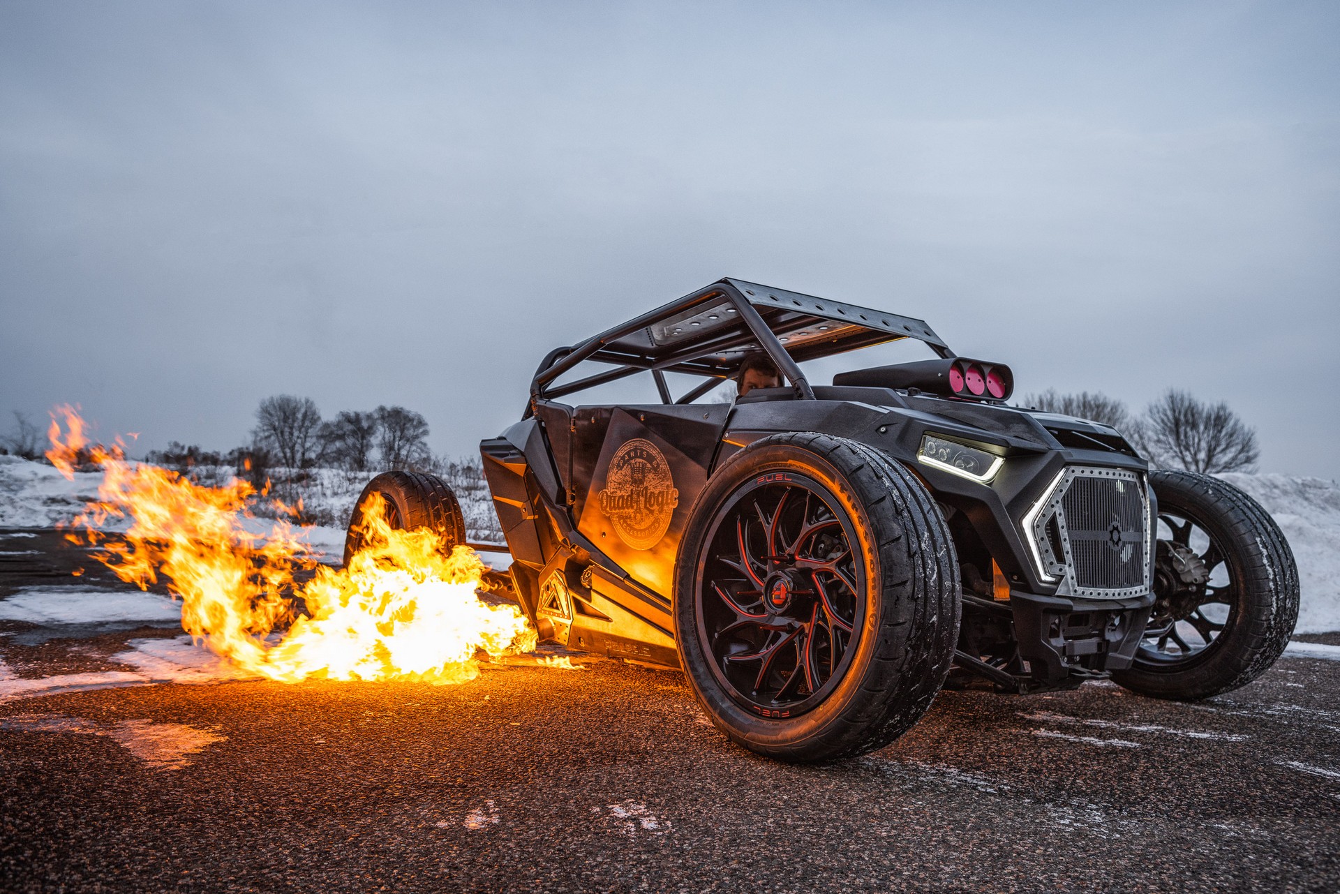 Minneapolis-Based Quad Logic Has Created A Fire Breathing Polaris RZR