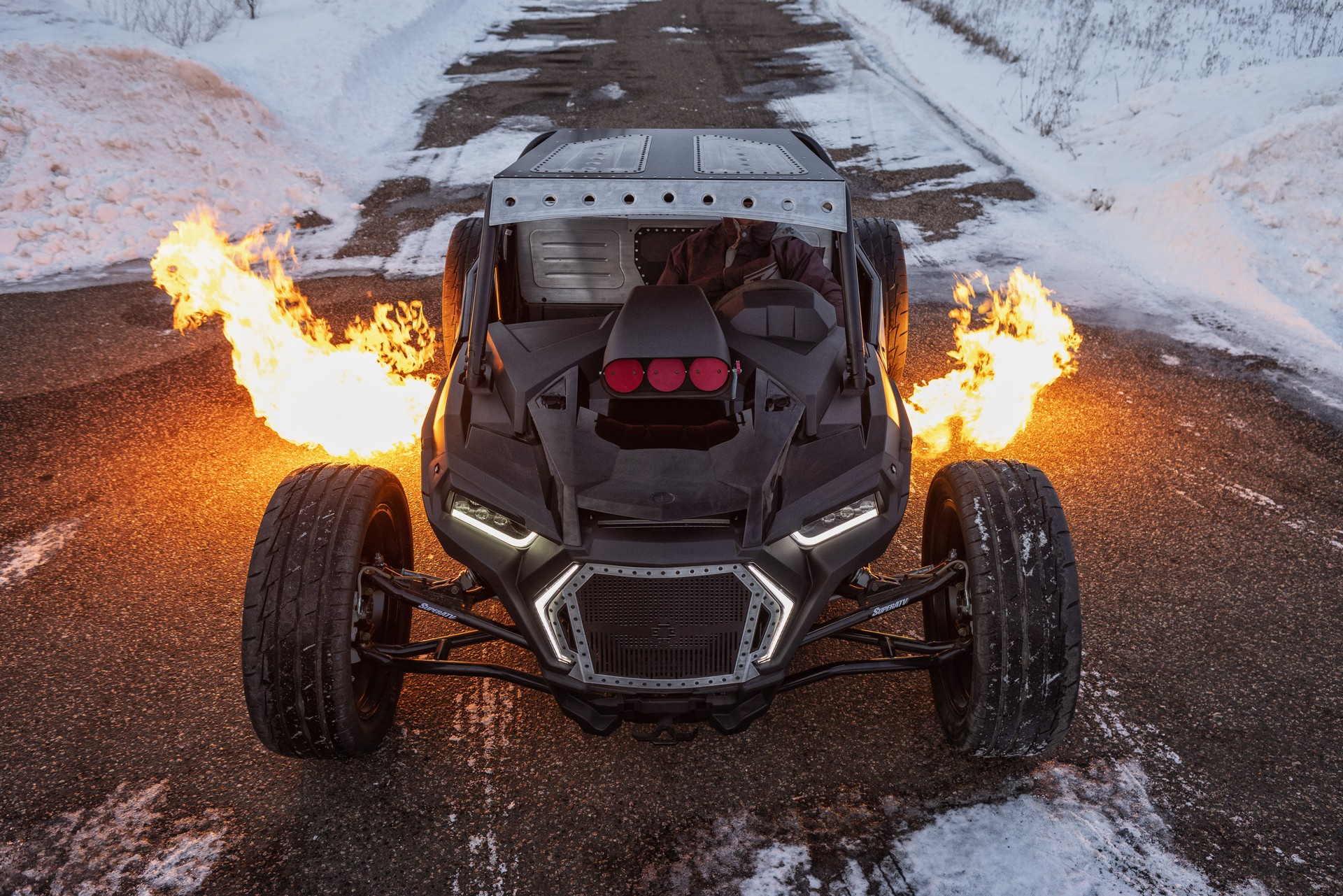 Minneapolis-Based Quad Logic Has Created A Fire Breathing Polaris RZR