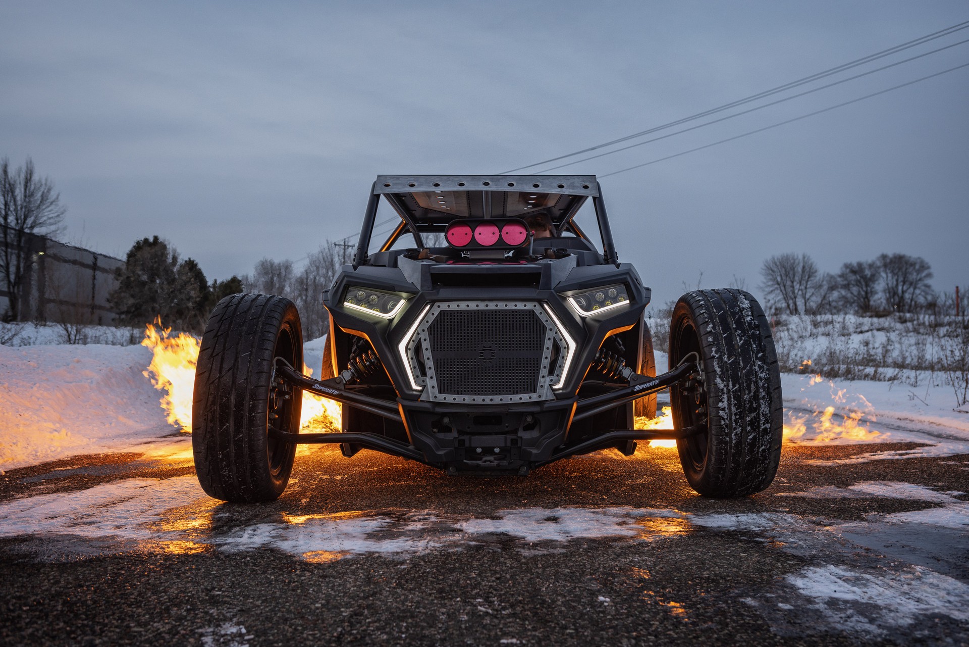 Minneapolis-Based Quad Logic Has Created A Fire Breathing Polaris RZR