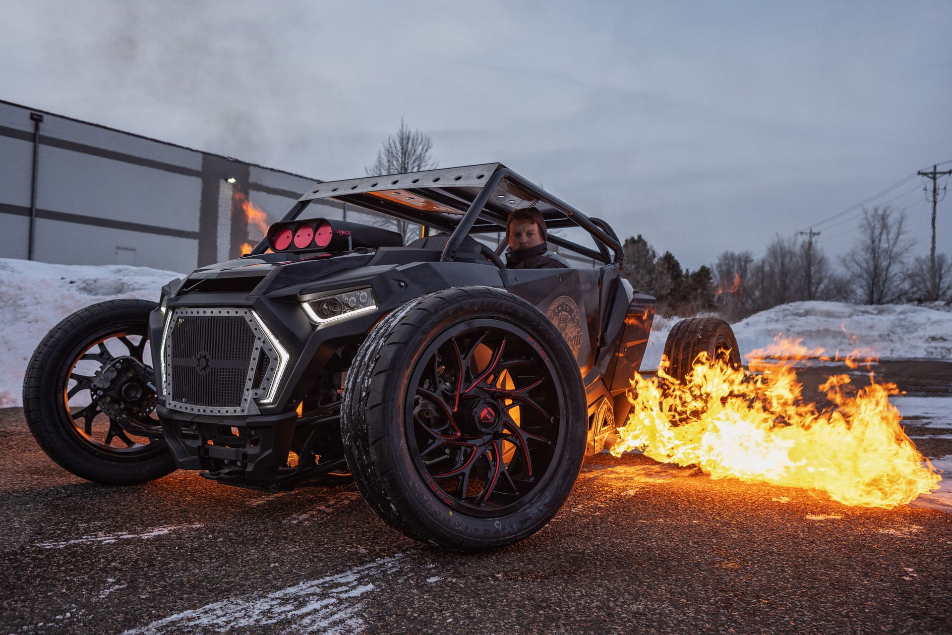 Minneapolis-Based Quad Logic Has Created A Fire Breathing Polaris RZR