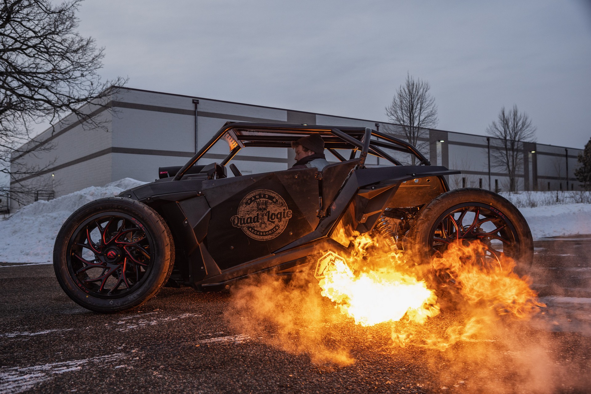 Minneapolis-Based Quad Logic Has Created A Fire Breathing Polaris RZR
