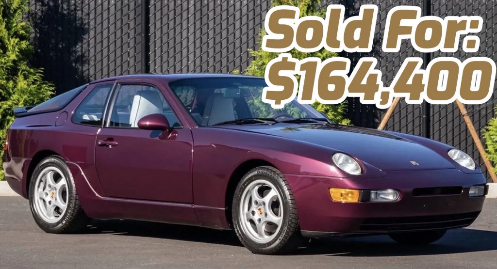  Insanely Overpriced $164,000 Porsche 968 Sold For $20k Over A New Cayman GT4 RS On BaT