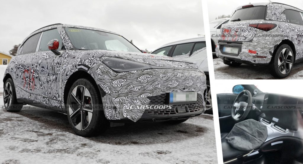  Smart #1 Electric SUV Shows Off Its Fancy Interior In Latest Spy Shots