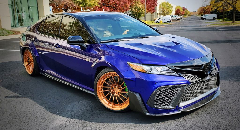  Rutledge Wood’s Blurple Toyota Camry SEMA Cost Over $100k To Build, Could Be Yours For $39k