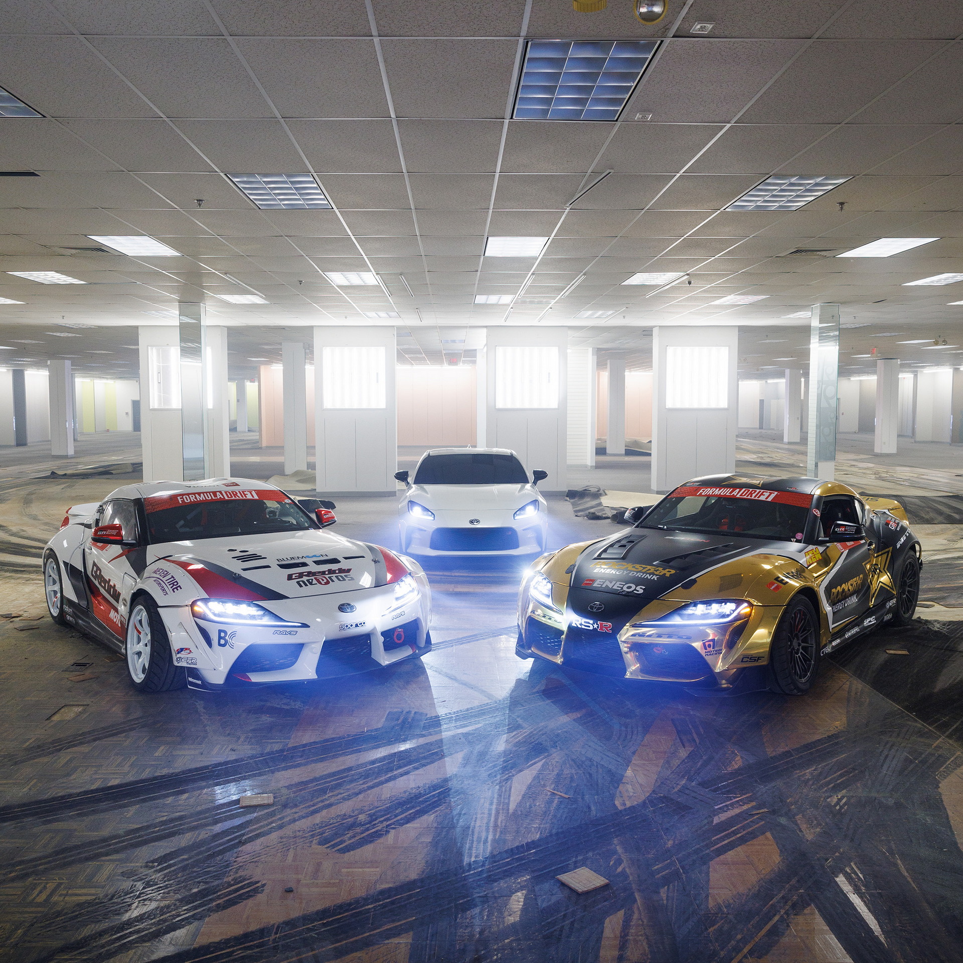 Toyota Sends GR86 Drifting Through A Mall And Teases GR Corolla In New Ad