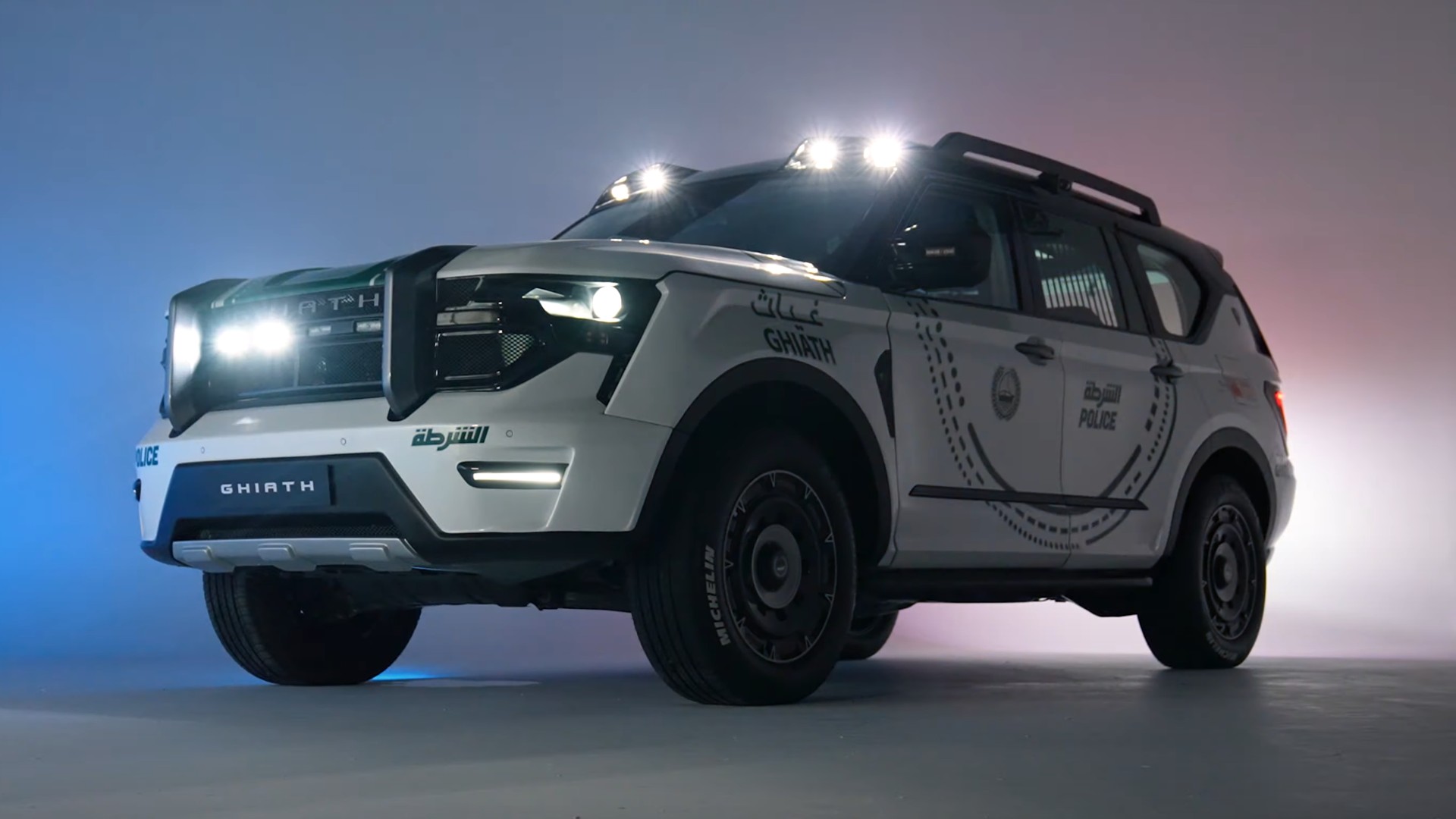 W Motors Ghiath Smart Patrol Is A Nissan-Based SUV For The Dubai Police