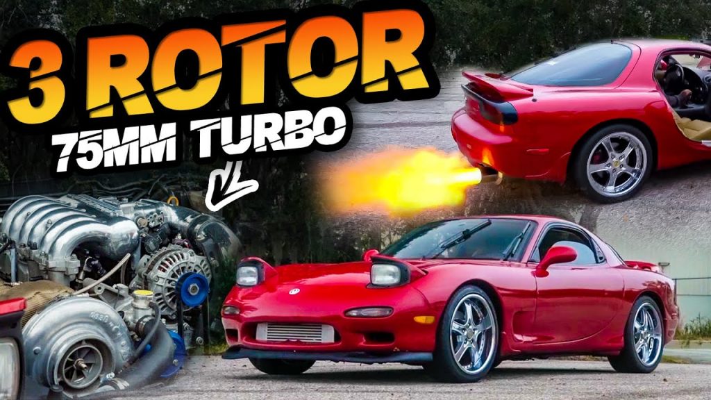  Flame-Spitting Three-Rotor Mazda RX-7 With 600 HP Is A Beast