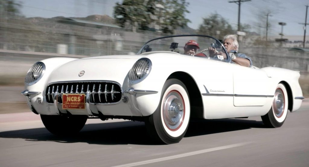  Jay Leno Takes A Drive In An Almost Perfectly Original 1954 Corvette