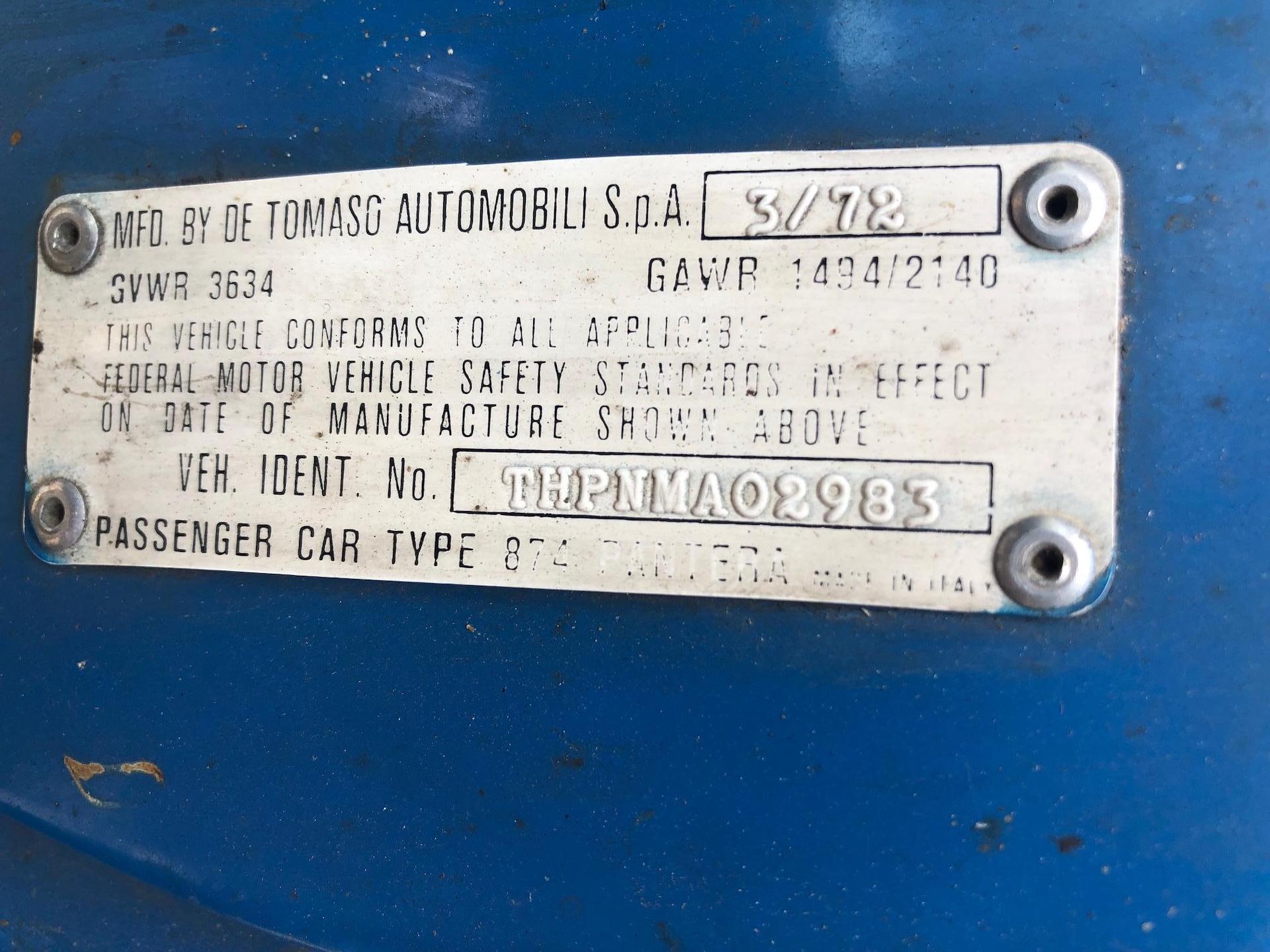 Are You Brave Enough To Bring This De Tomaso Pantera Back From The Shed?