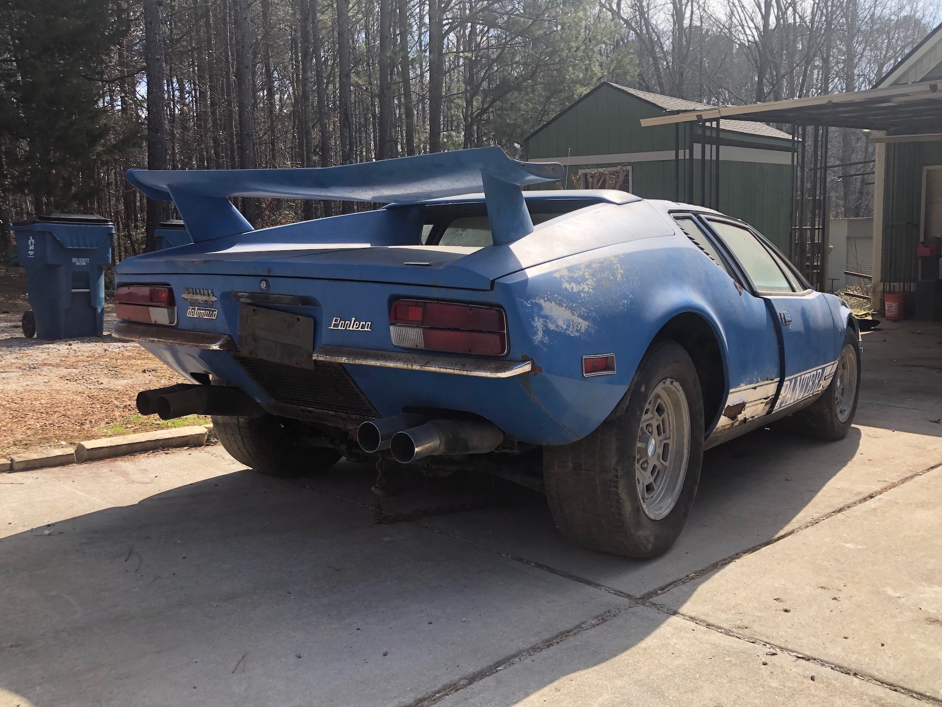Are You Brave Enough To Bring This De Tomaso Pantera Back From The Shed?