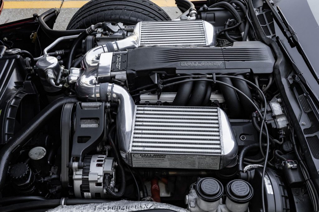 Sleeper Twin Turbo Callaway Corvette Will Confuse Challengers At Red ...