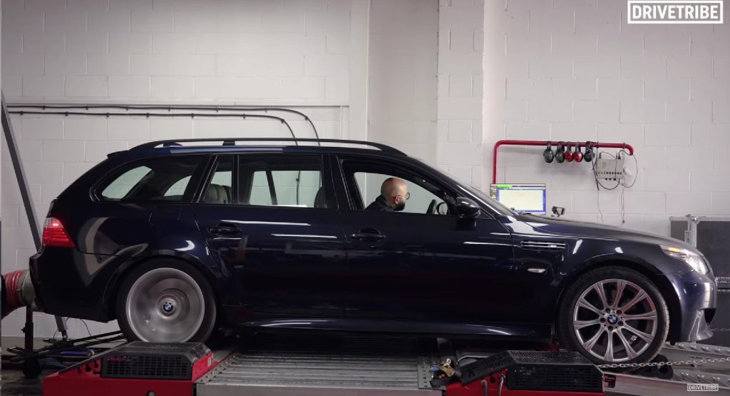 How Much Power Does An E61 M5 Touring Make In High And Low Power Modes?